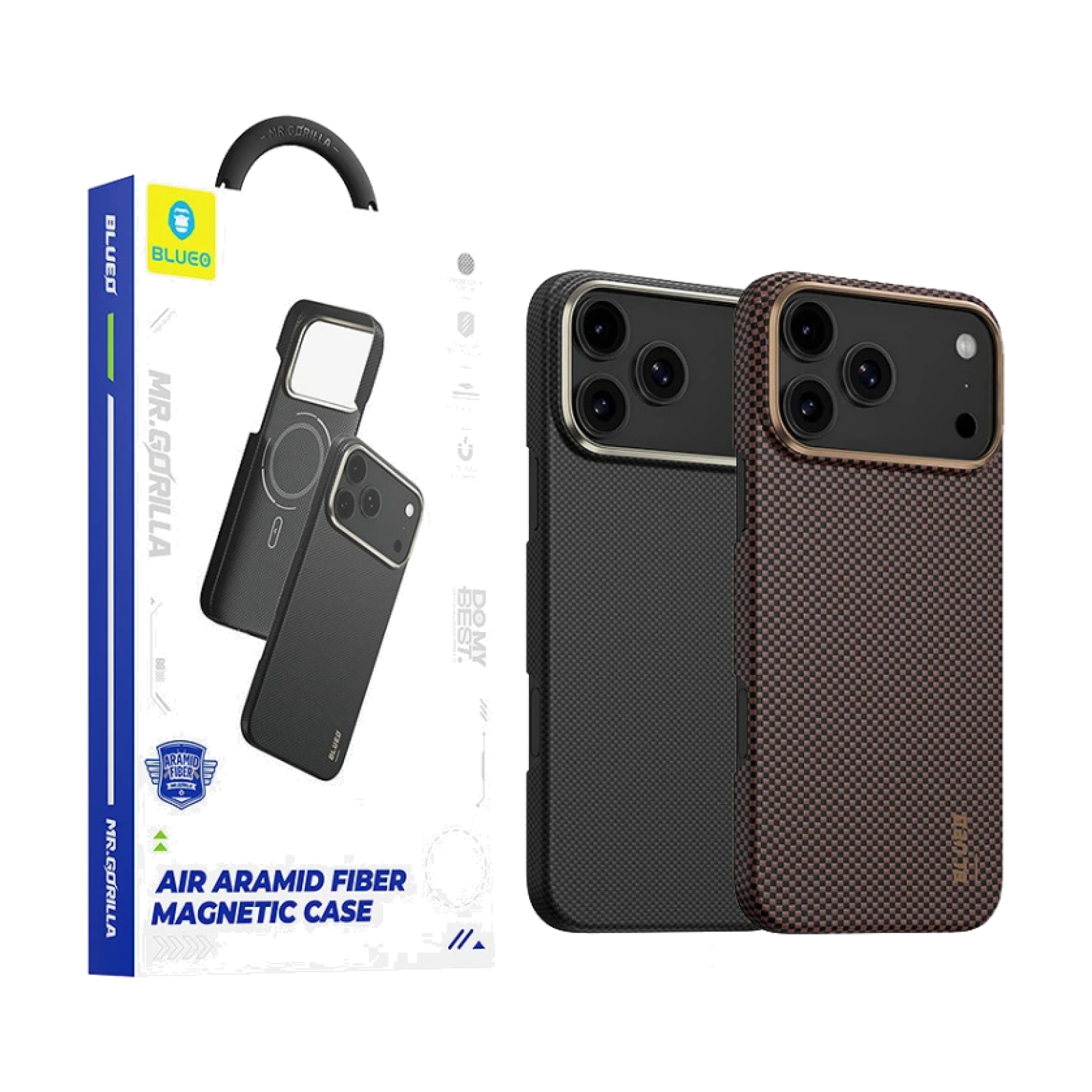 Funda magnética Air de fibra de aramida para IPHONE 16 PRO