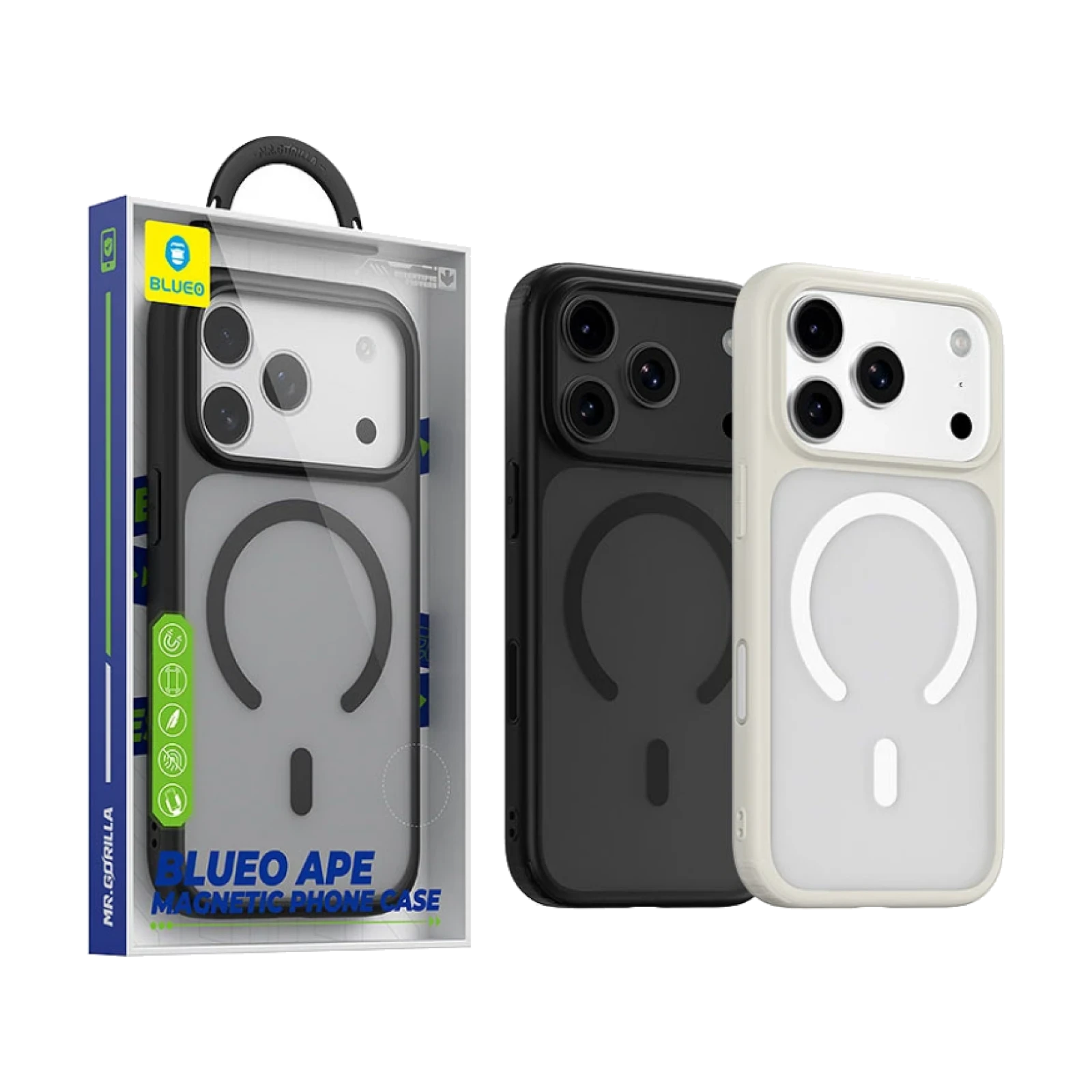 Funda BLUEO APE con anillo magnético para IPHONE 17
