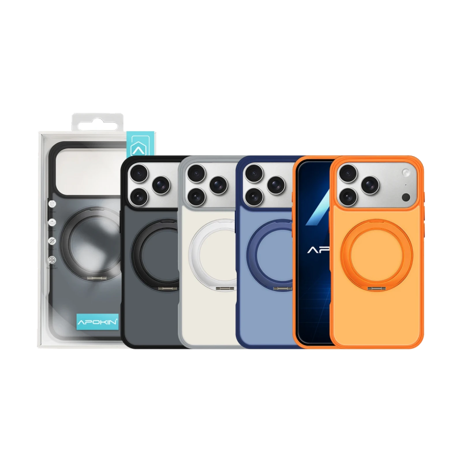 Funda Mate con Aro Magsafe para iPhone 17 Pro / 18 Pro
