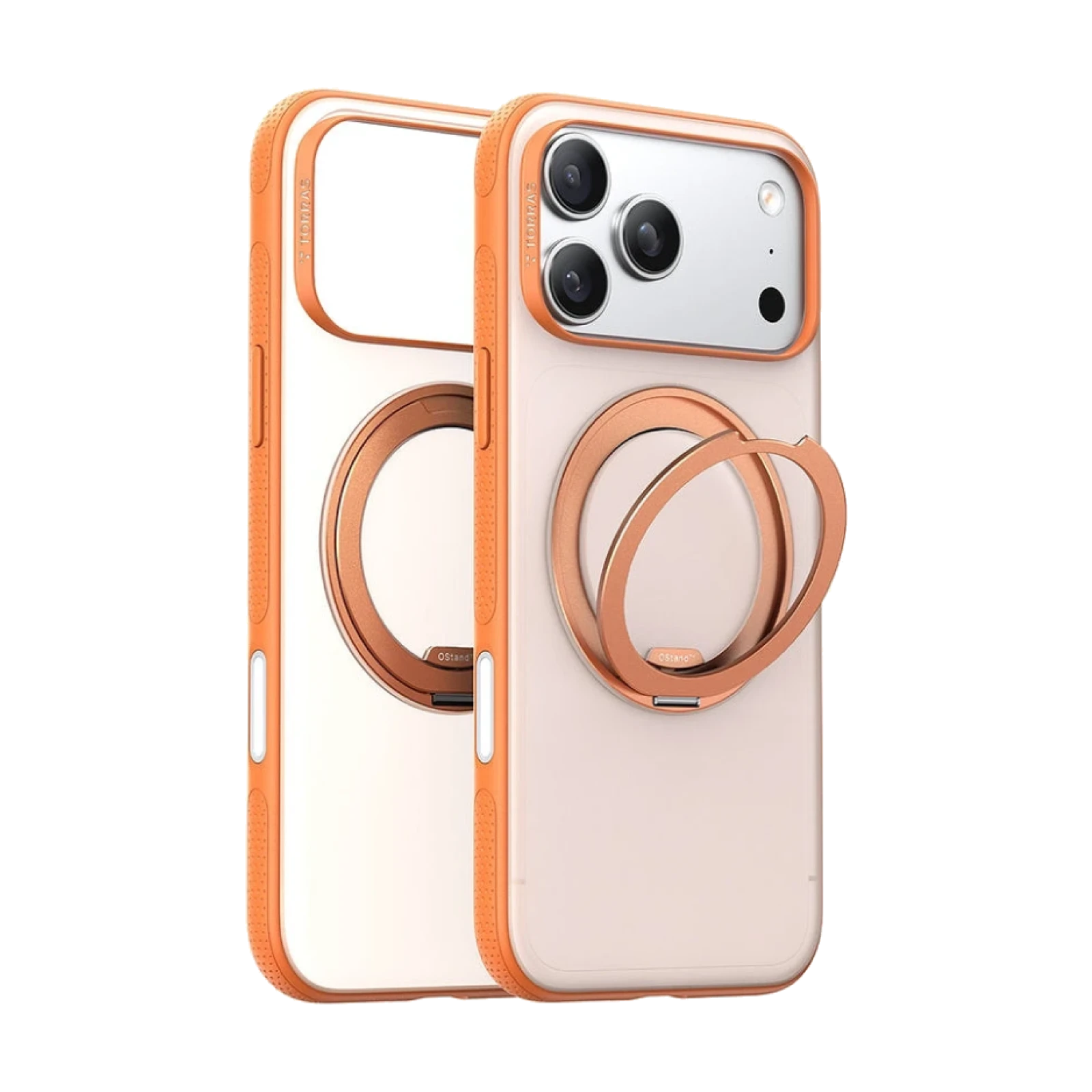 Funda Torras para iPhone 17 Pro / iPhone 18 Pro Ostand R Fitness Series NARANJA