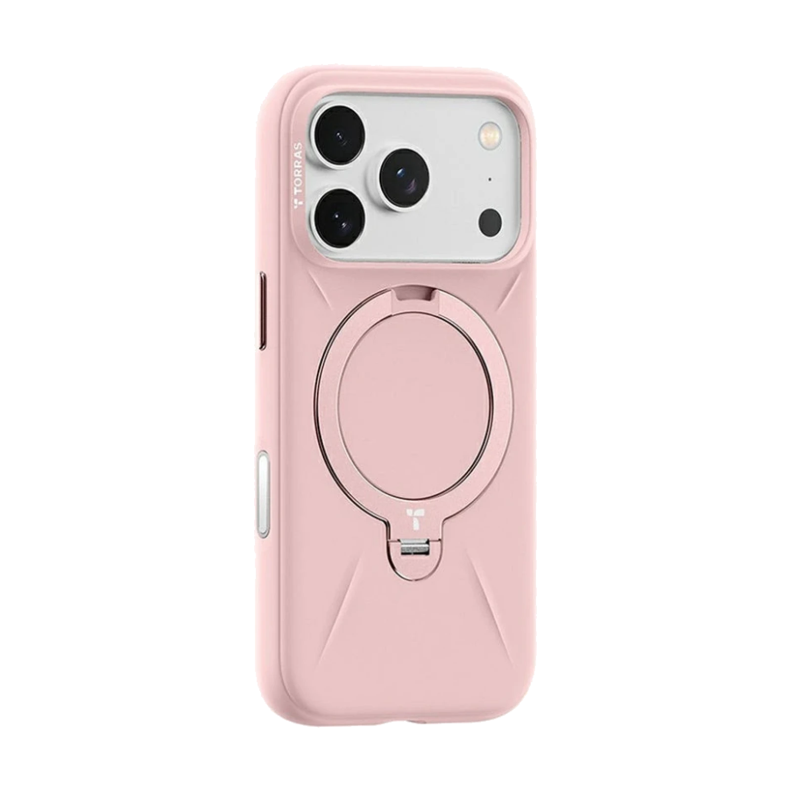 Funda Torras iPhone 17 Pro Max / 18 Pro Max Ostand Spin Softune Series ROSA