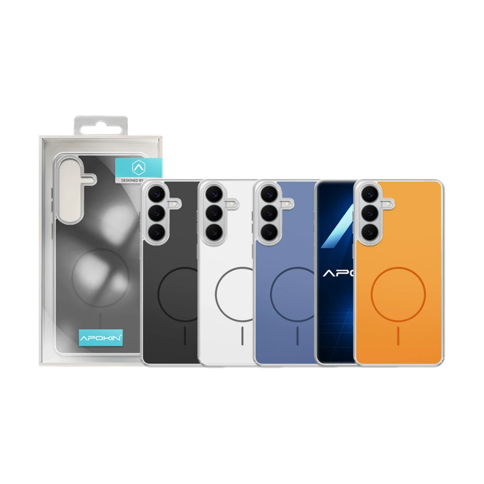 Funda Apokin Clear Mag-Case para Samsung S26