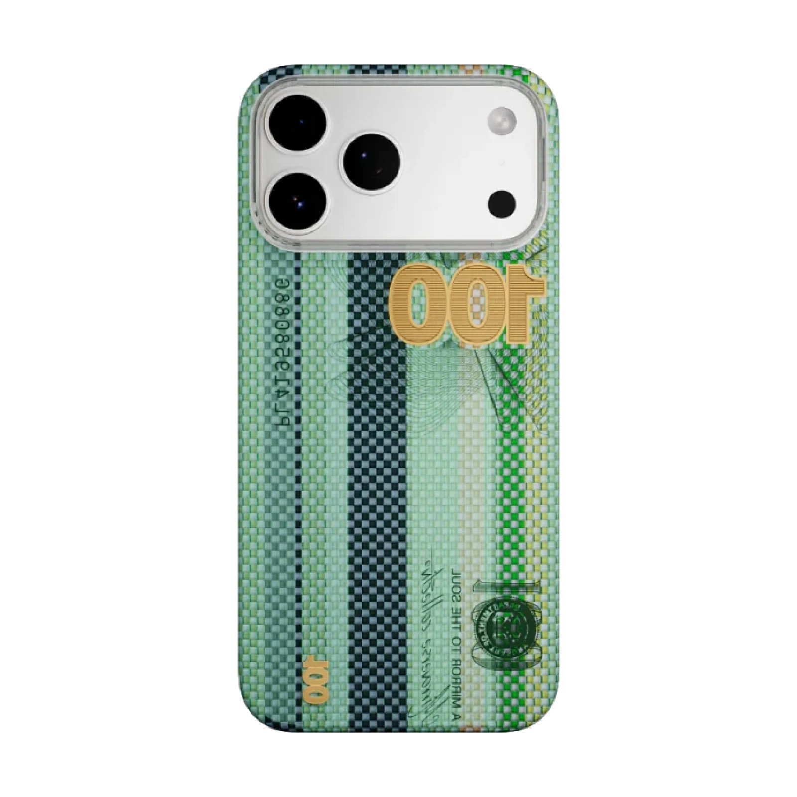 Funda AIRITY Serie A mirror to de Soul de fibra de aramida para IPHONE 17 PRO / 18 PRO Verde