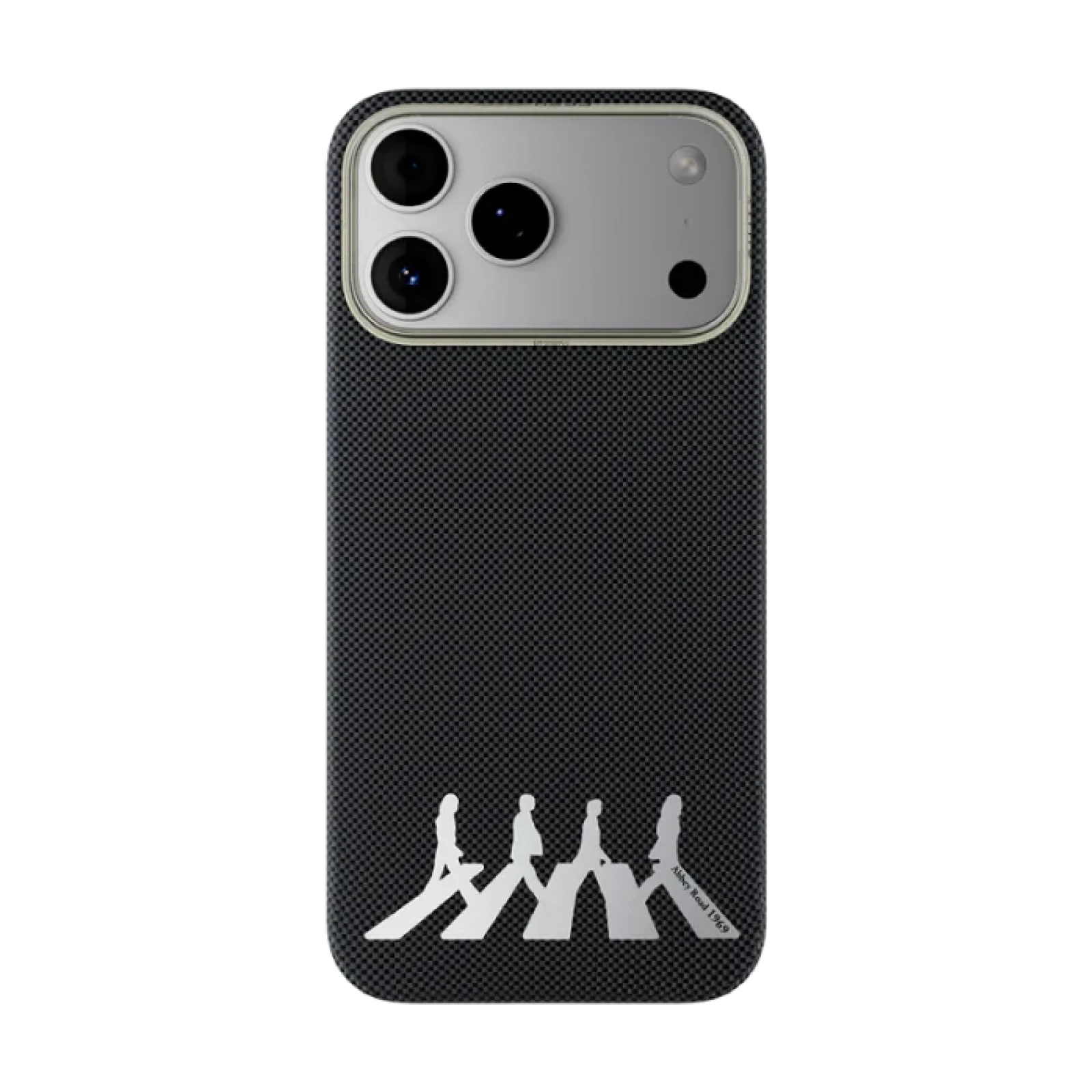 Funda AIRITY Abbey Road 1969 en fibra de aramida para IPHONE 17 PRO MAX / 18 PRO MAX - PLATA