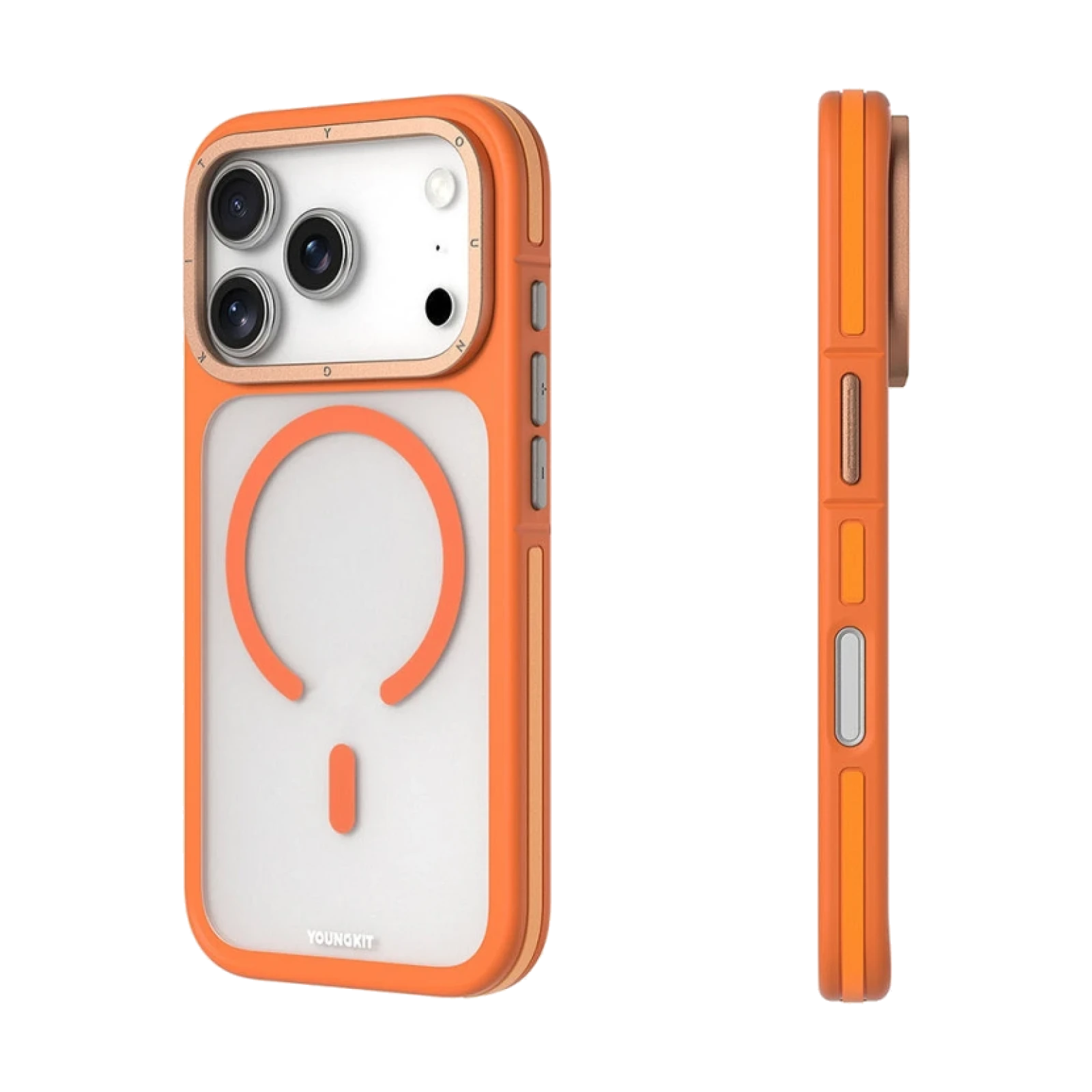Funda Youngkit Rocky Sand iPhone 17 Pro Max / 18 Pro Max Naranja