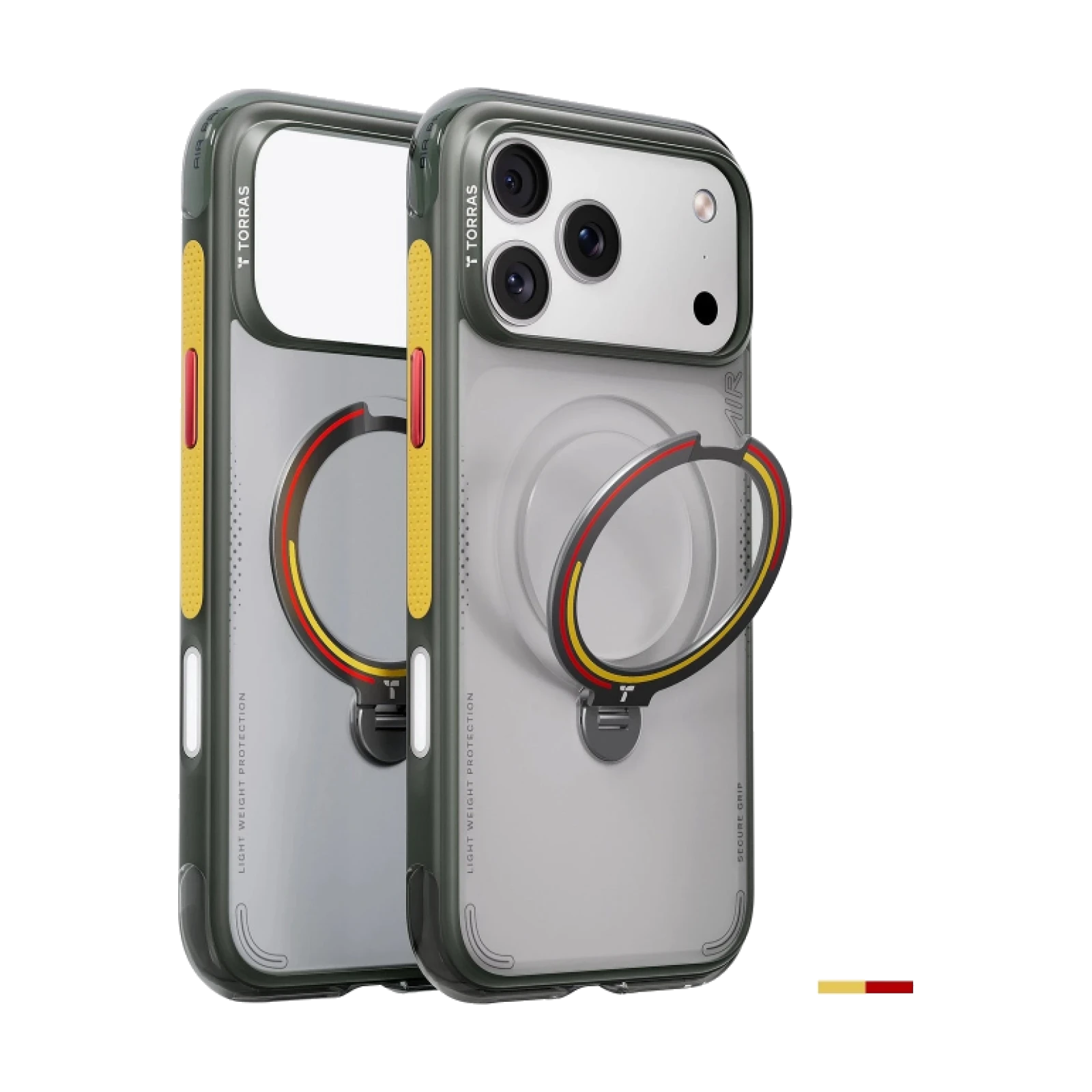 TORRAS Funda Ostand Q3 Air Football Limited iPhone 17 Pro / 18 Pro Iron Germany