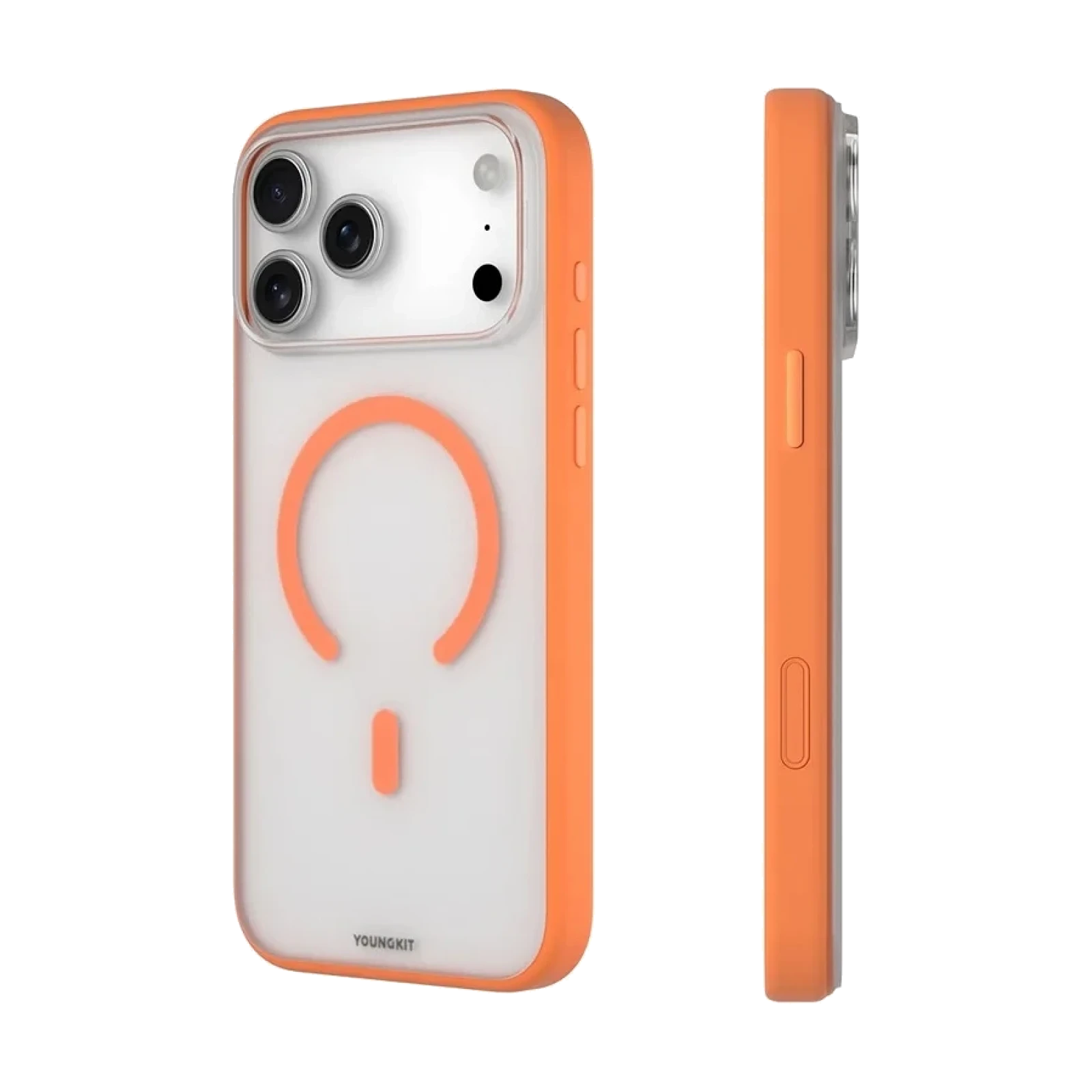 Funda Youngkit Clear Case iPhone 17 Pro / 18 Pro Naranja