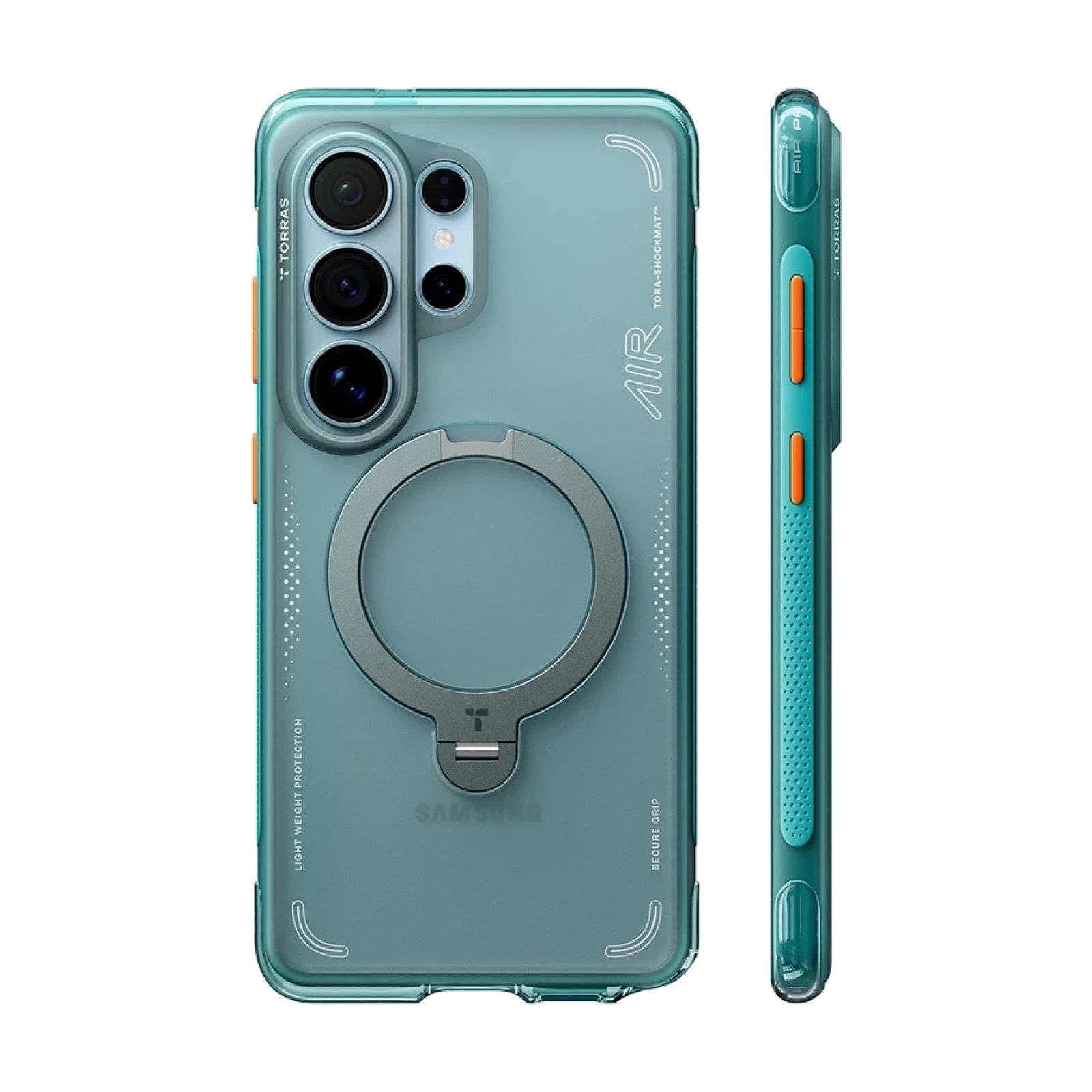 Funda Torras Samsung S26 ULTRA Ostand Spin Air Series Glacier GREEN