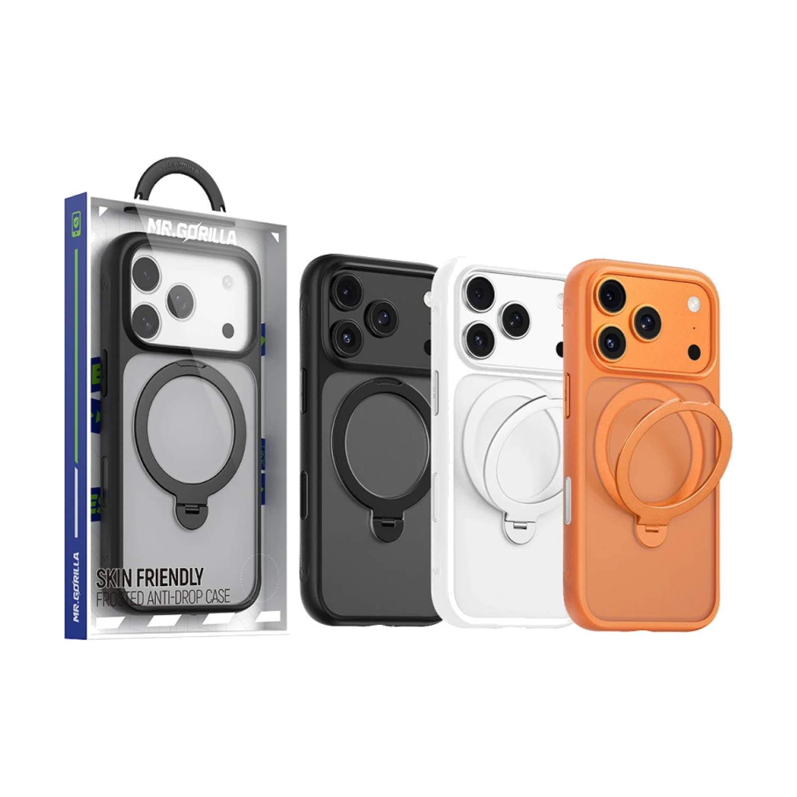 Funda magnética suave al tacto con soporte giratorio magnético 360° para IPHONE 17 PRO MAX / 18 PRO MAX