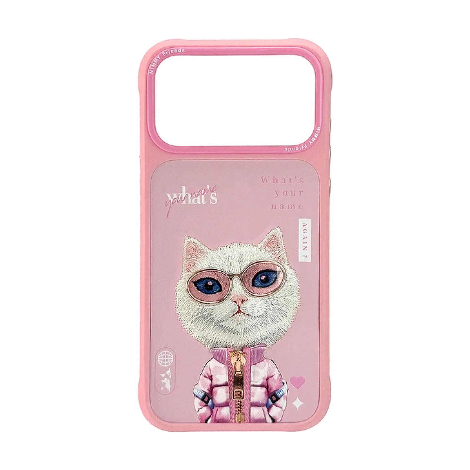 Funda Nimmy Friends Cool and Cute 2.0 Series bordada para IPHONE 17 Gato