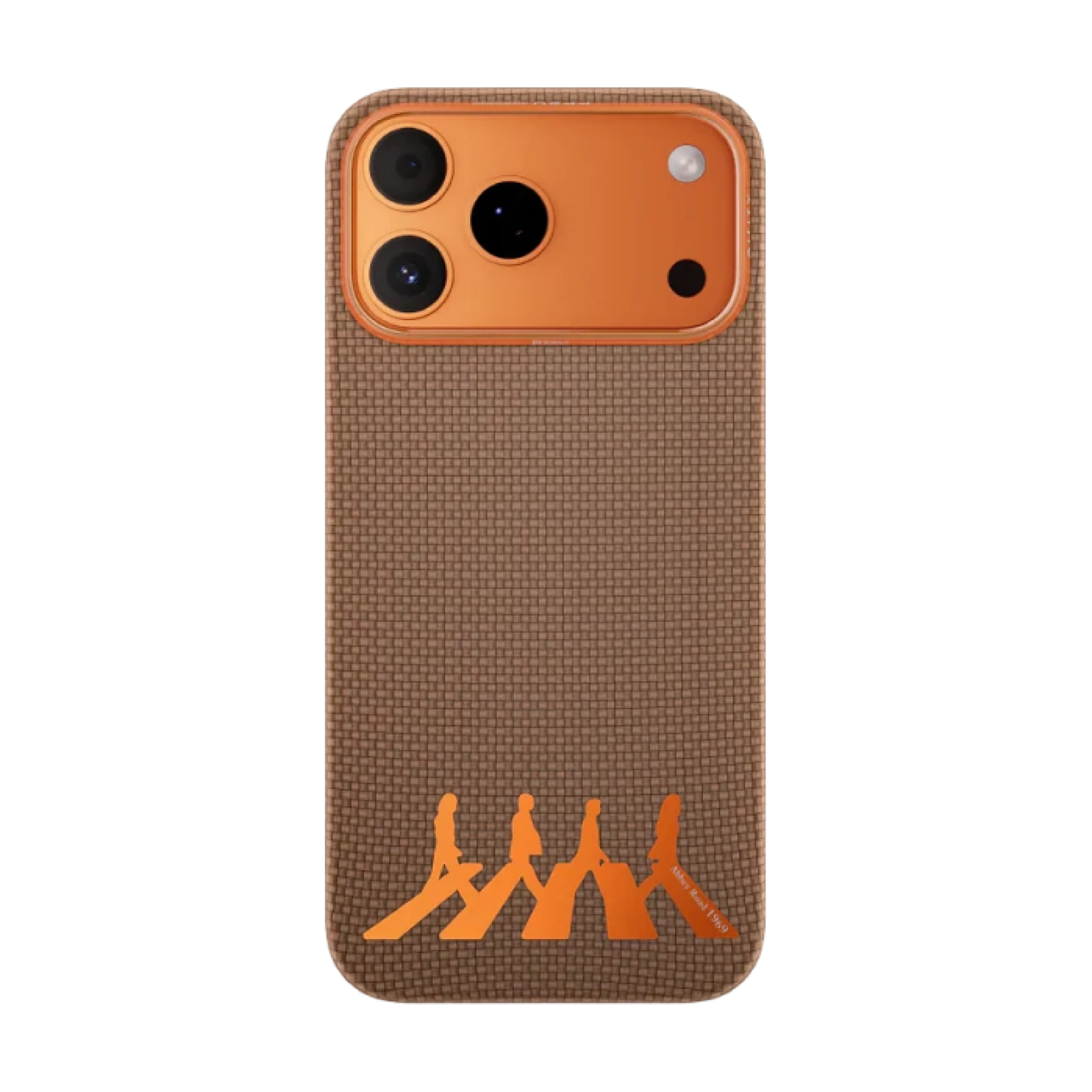 Funda AIRITY Abbey Road 1969 en fibra de aramida para IPHONE 17 PRO / 18 PRO - NARANJA