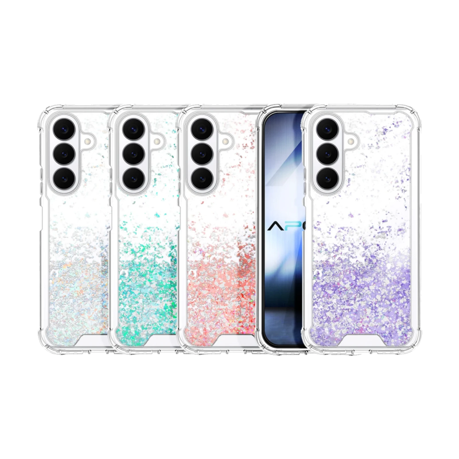 Funda Gel transparente purpurina Samsung S26 FE