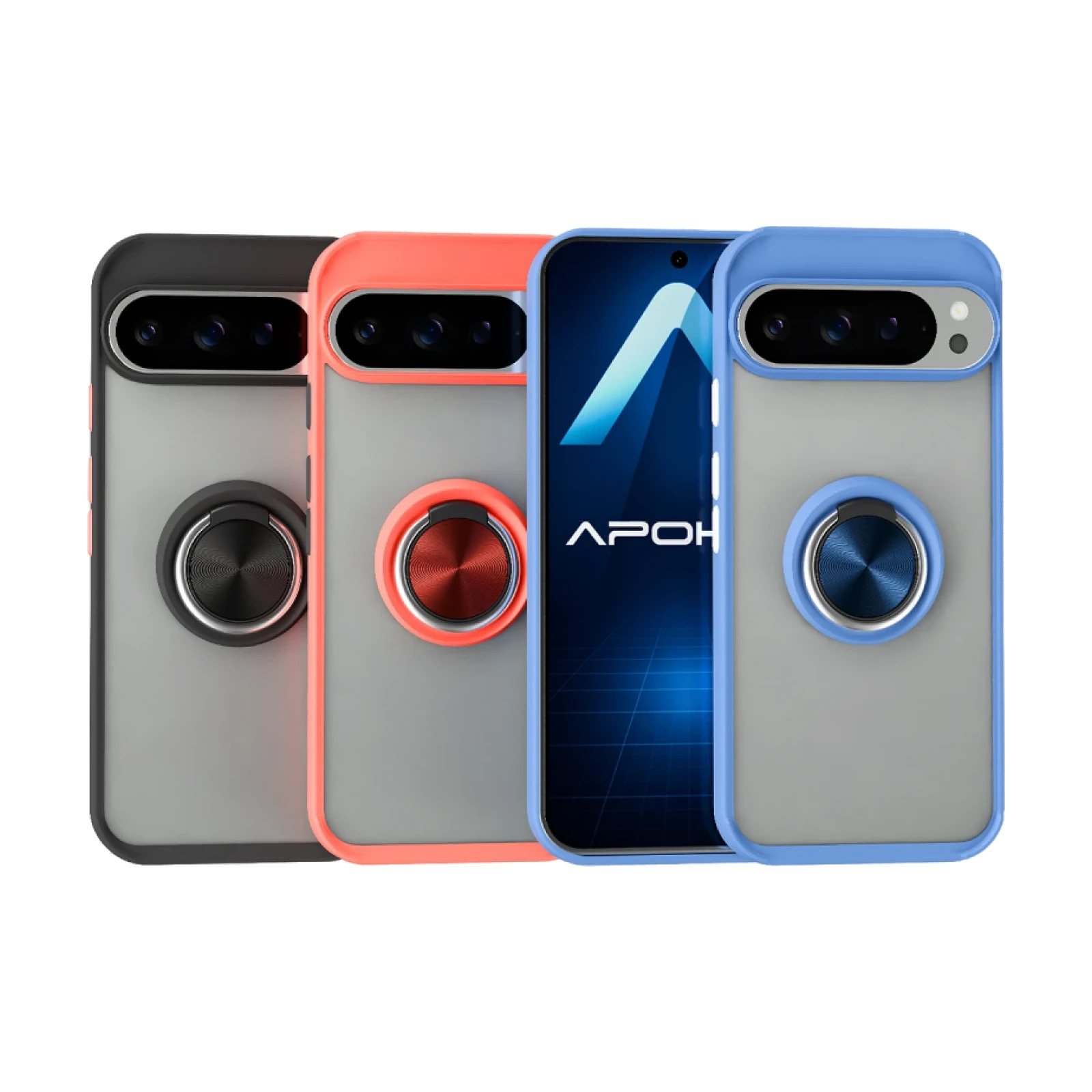 Funda Gel Pixel 11 Pro XL Iman con soporte Smoked