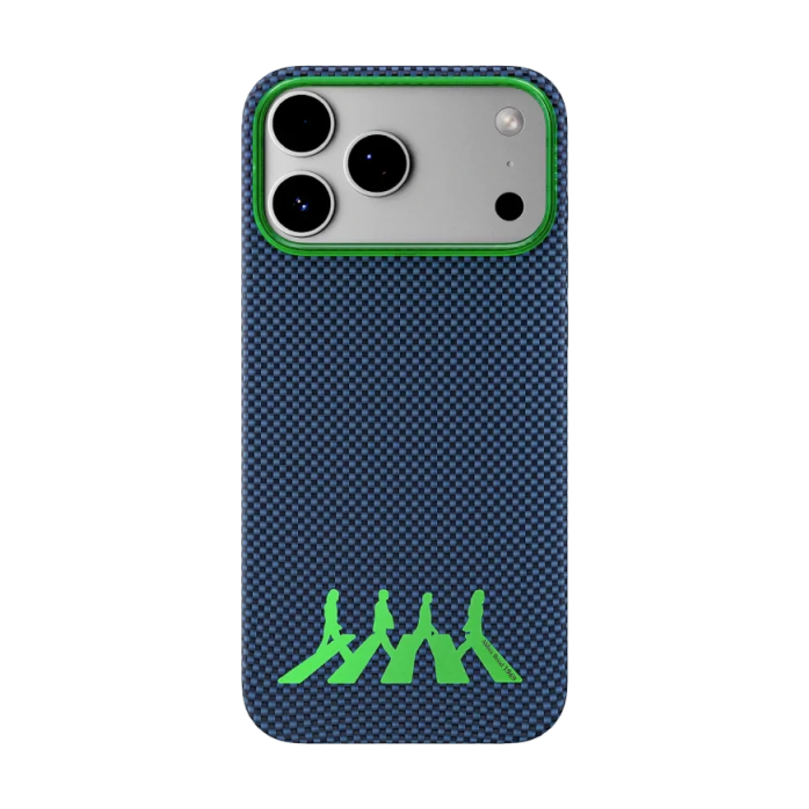 Funda AIRITY Abbey Road 1969 en fibra de aramida para IPHONE 17 PRO / 18 PRO - VERDE