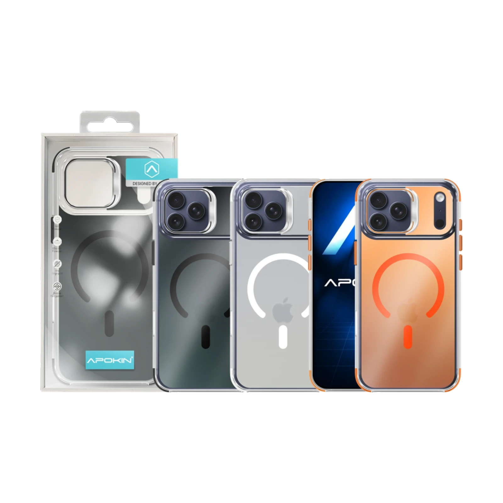 Funda Magnética Camaleon con Soporte para iPhone 15