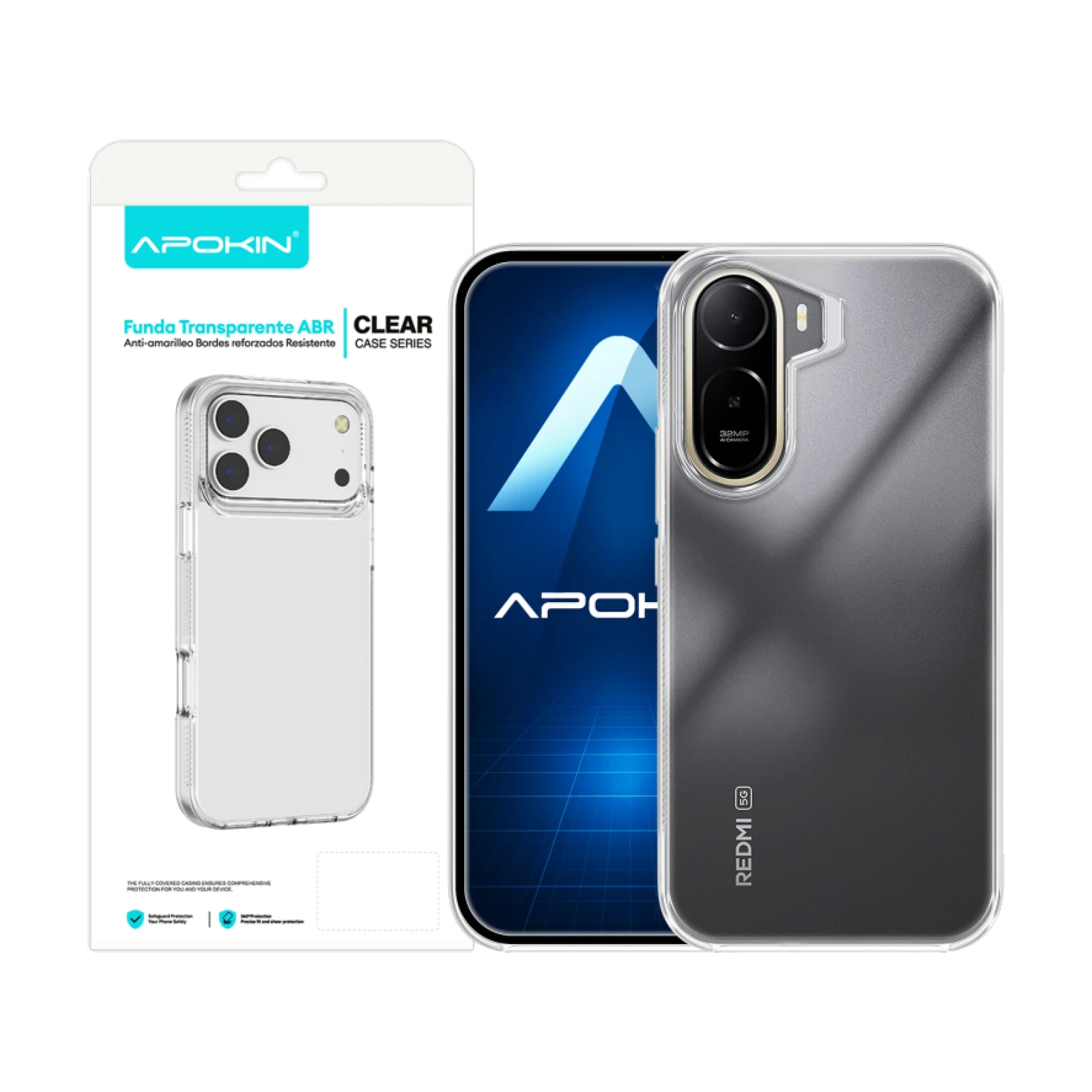 Funda Transparente ABR Antigolpe Premium Xiaomi Redmi A7 Pro