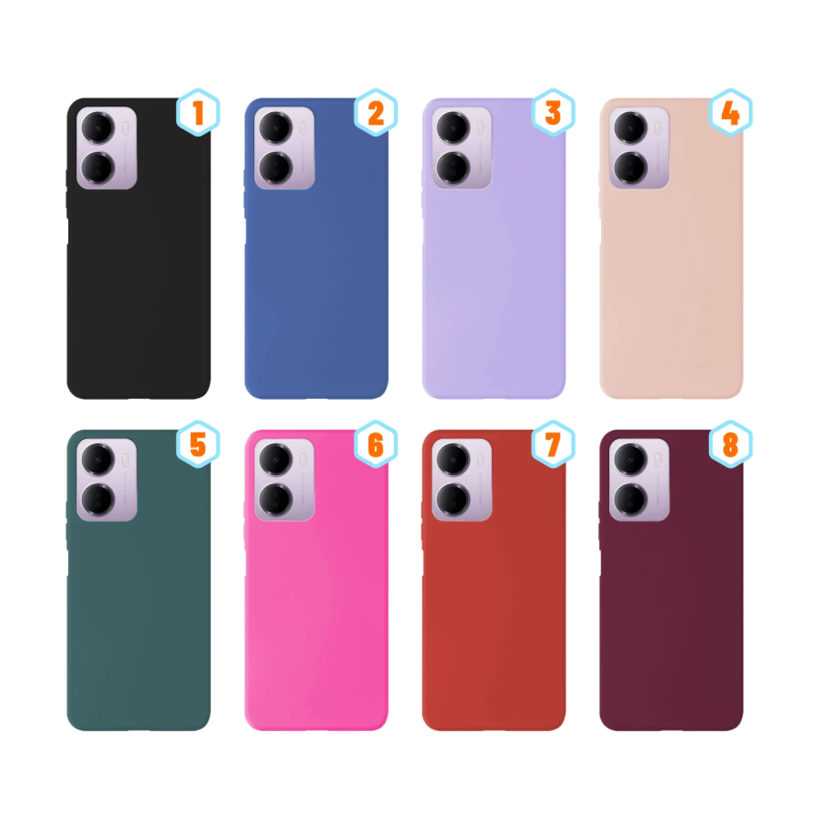 Funda Silicona Liquida Efecto Piel Xiaomi Redmi 15A