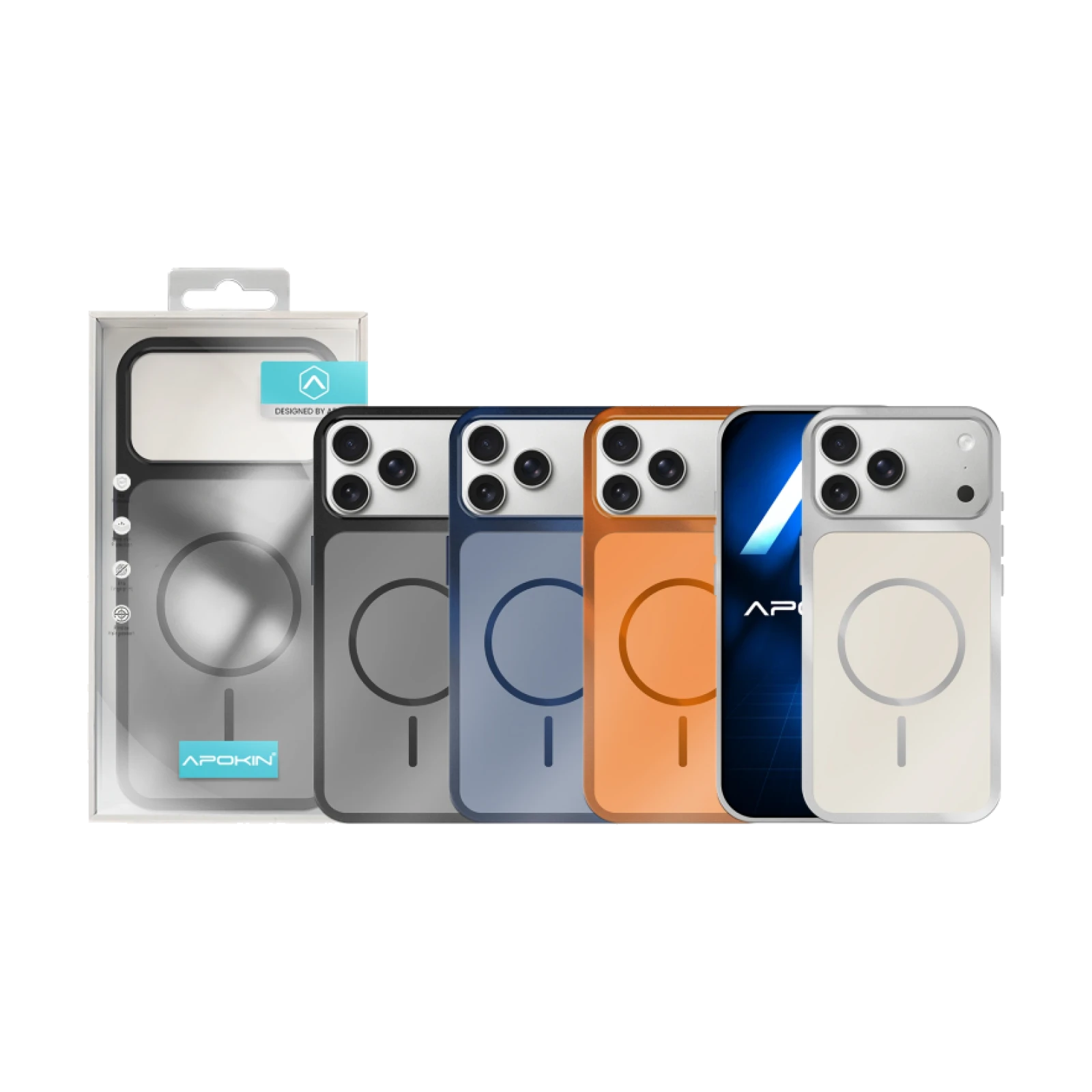 Funda Metalizada Magnética Compatible con MagSafe para iPhone 17