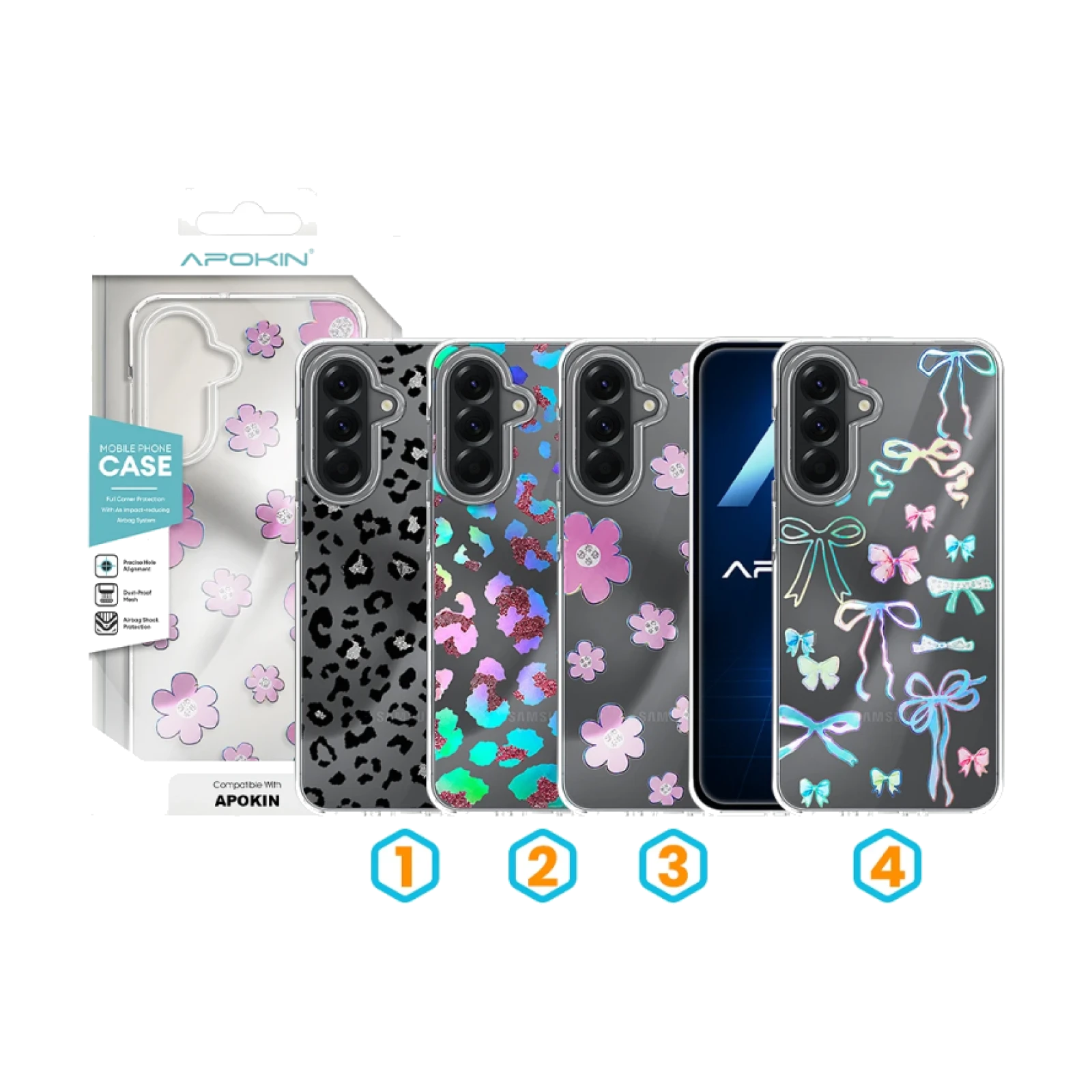 Funda Silicona con Dibujo Samsung A56/A36/A37 - 4 Diseños