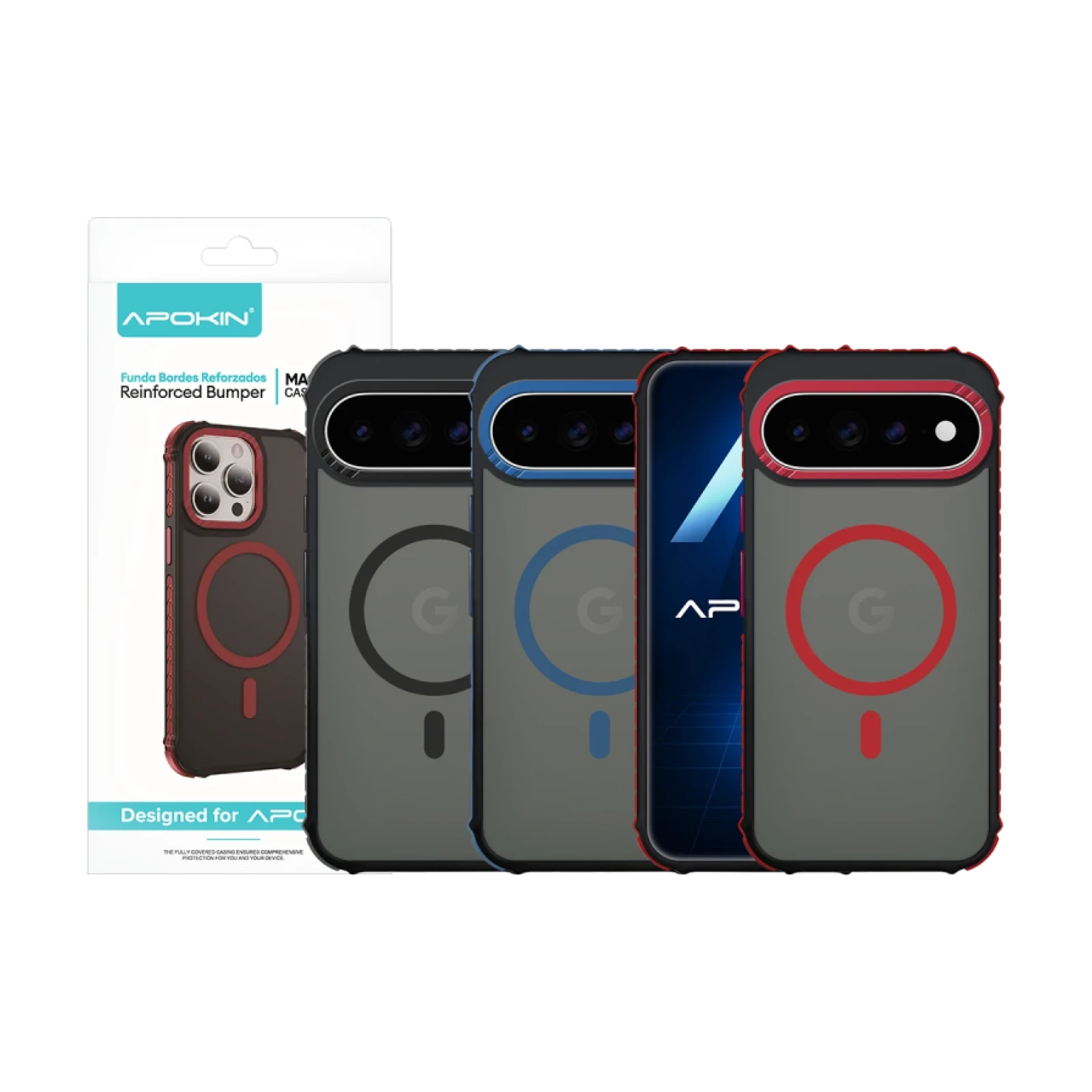 Funda Smoked Magsafe Rock Apokin Pixel 11/ 11 Pro