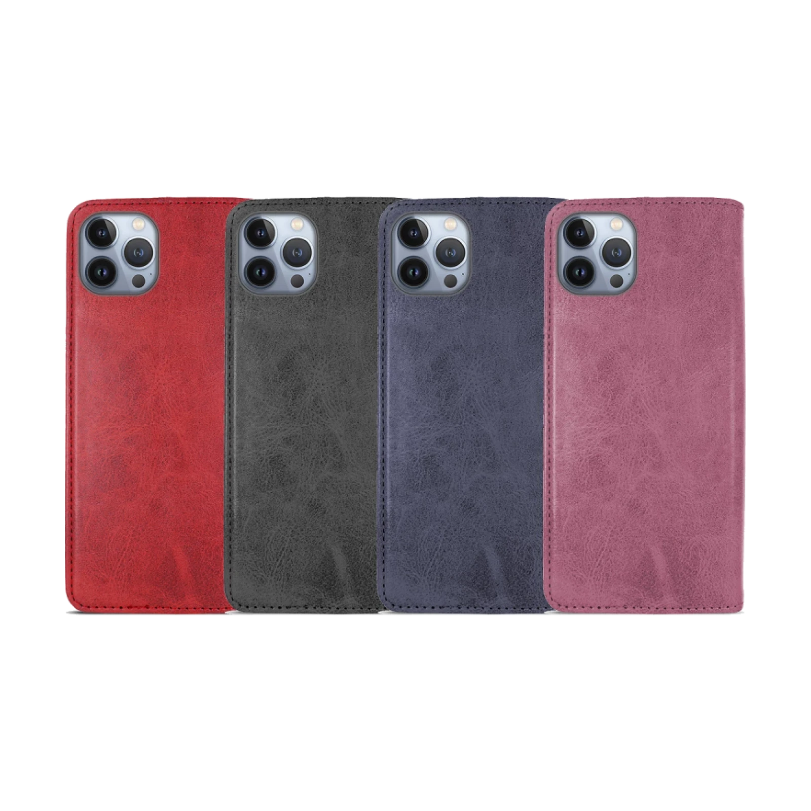 Funda Tapa con Tarjetero iPhone 13 Pro 6.1" Polipiel