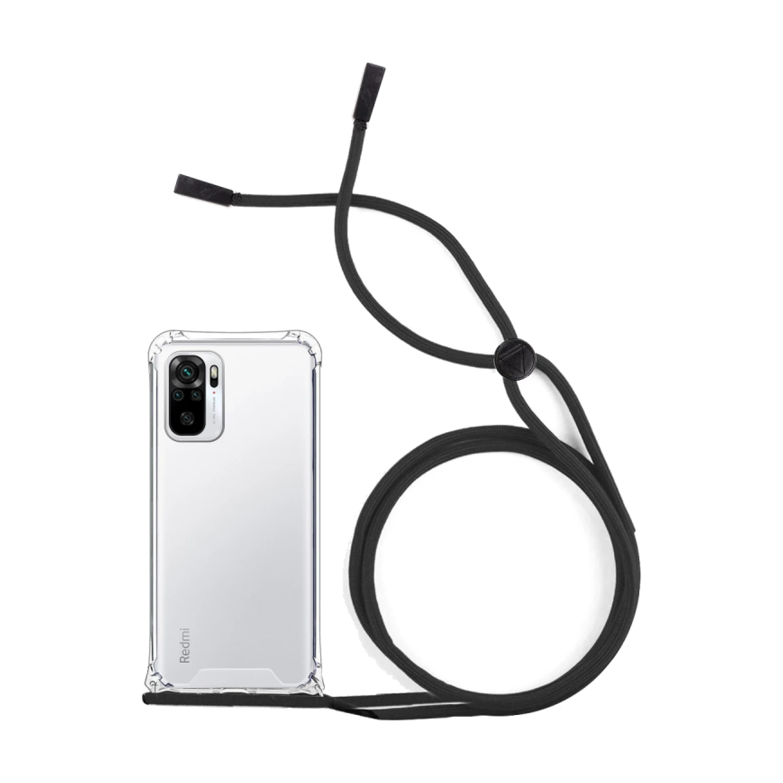 Funda Gel transparente Anti-golpe con Cordon - Xiaomi Redmi Note 10 4g