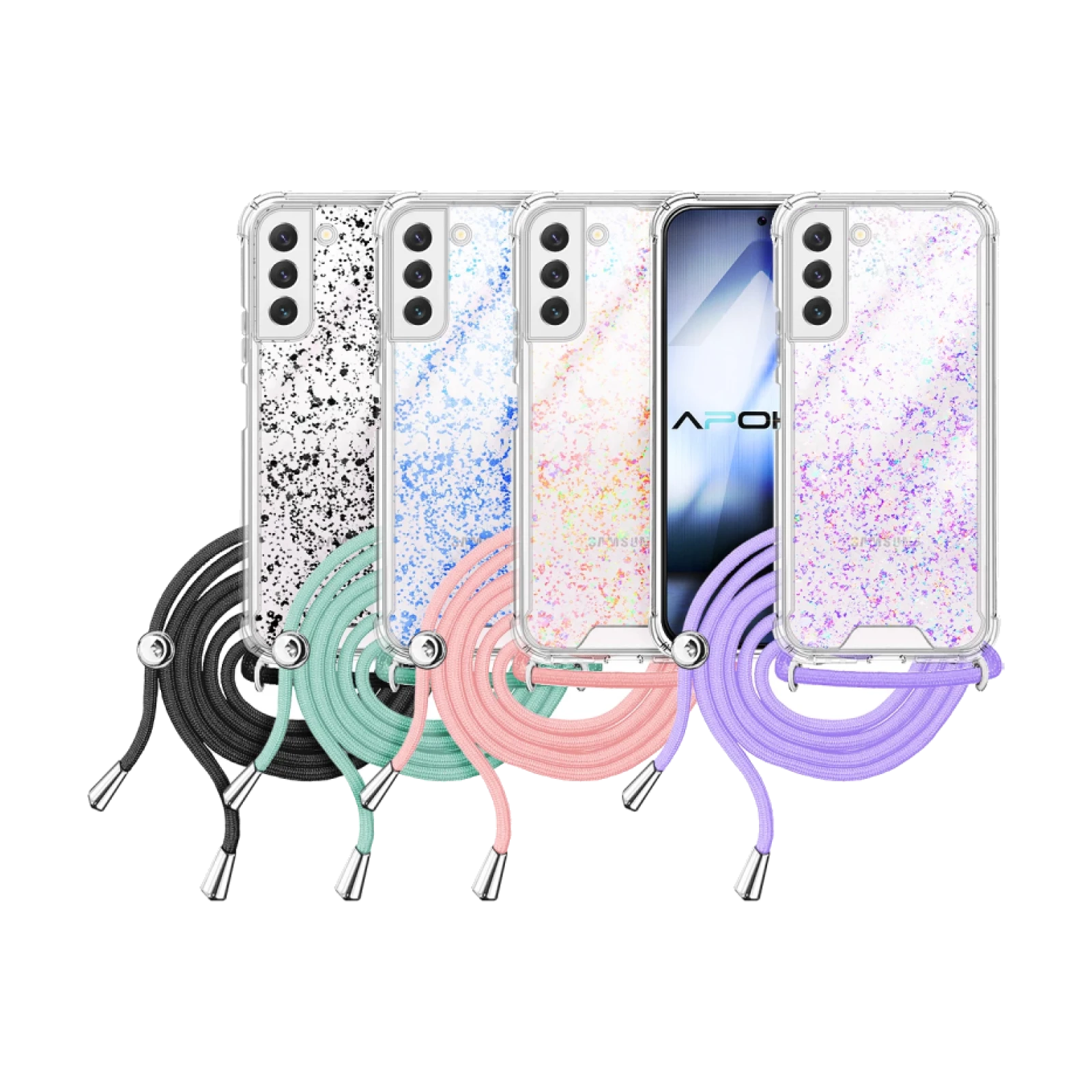 Funda Gel transparente con Cordón Samsung Galaxy S22 Plus