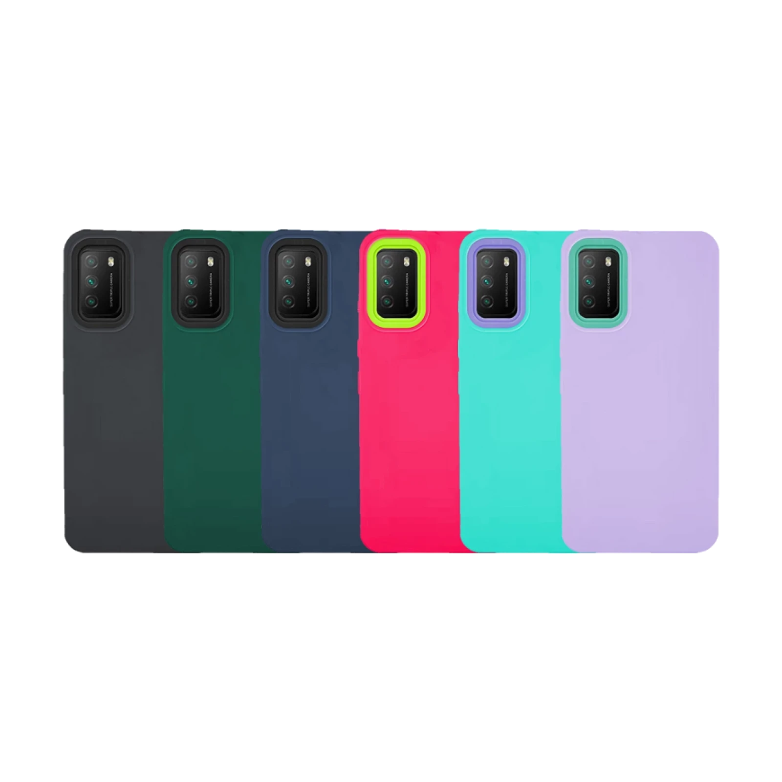 Funda Silicona Xiaomi Redmi 9T/POCO M3 con Cámara 5D