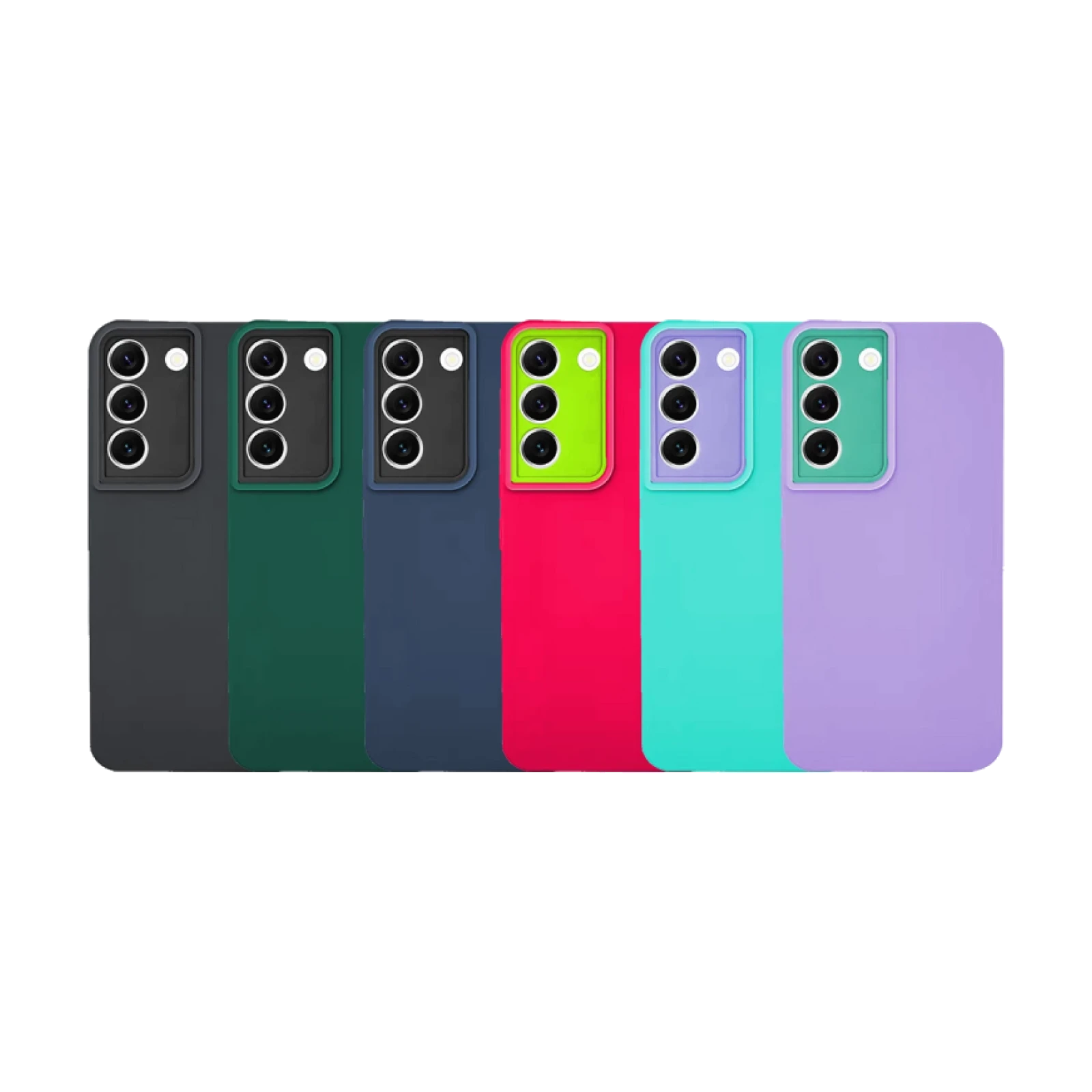 Funda Silicona Samsung Galaxy S22 con Cámara 5D