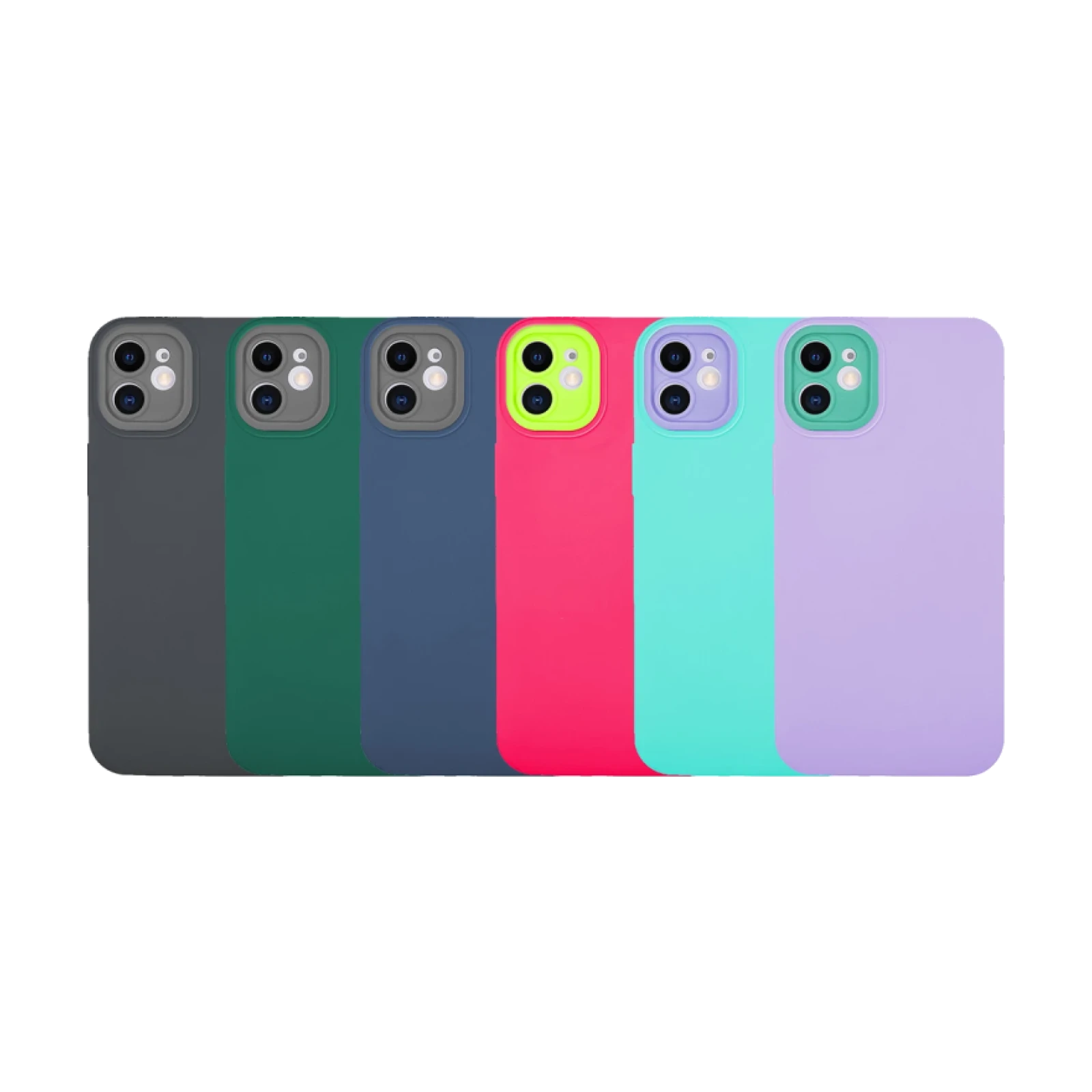 Funda Silicona iPhone 11 con Cámara 5D