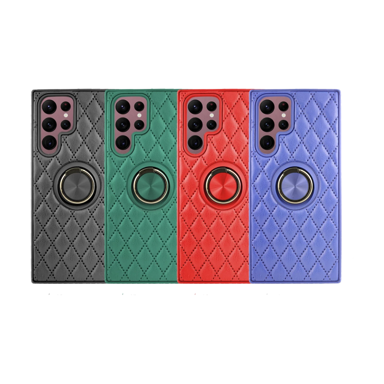Funda Chamel Samsung Galaxy S22 Ultra 5G Imán con soporte Smoked Piel 4 Color