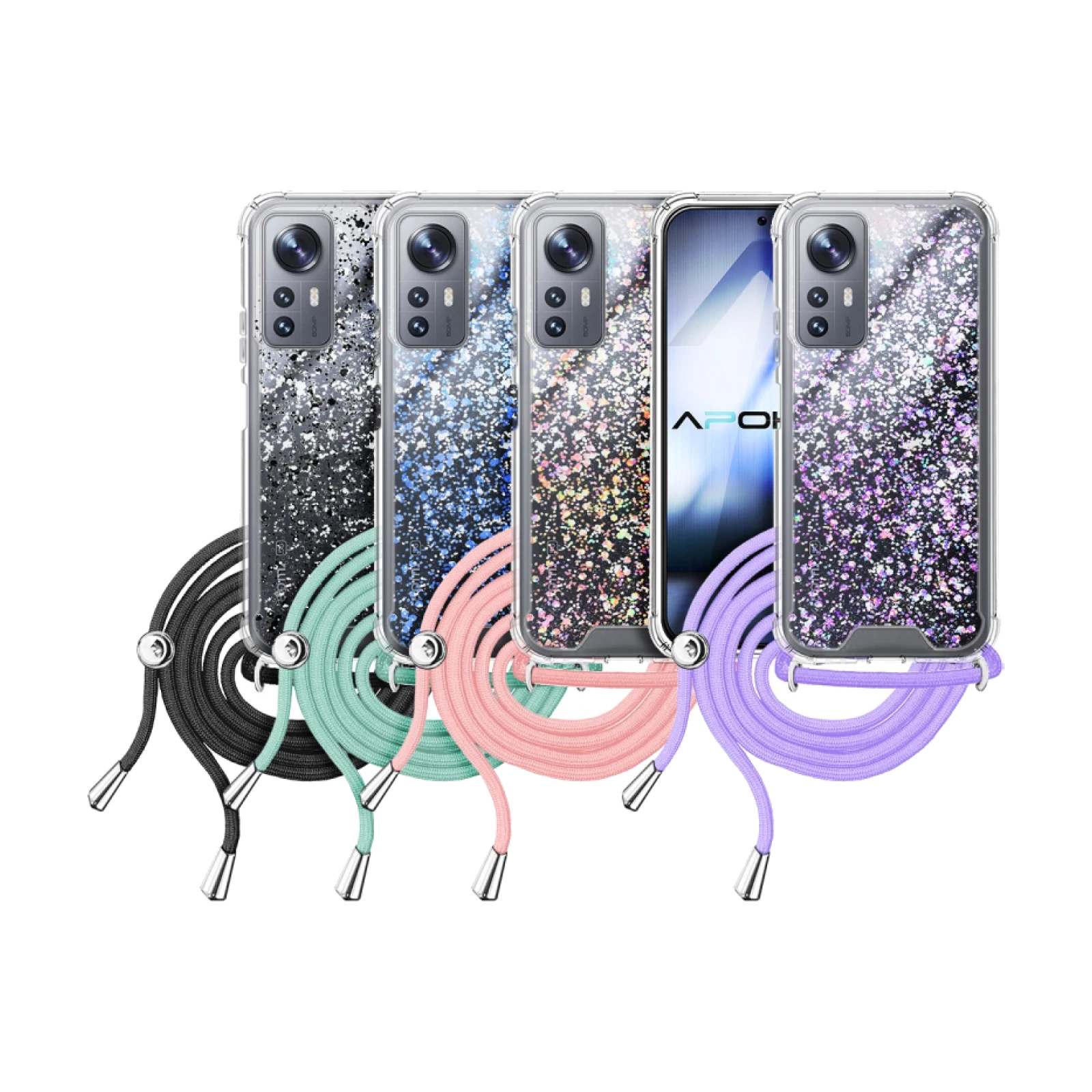 Funda Gel transparente con Cordón Xiaomi Mi 12