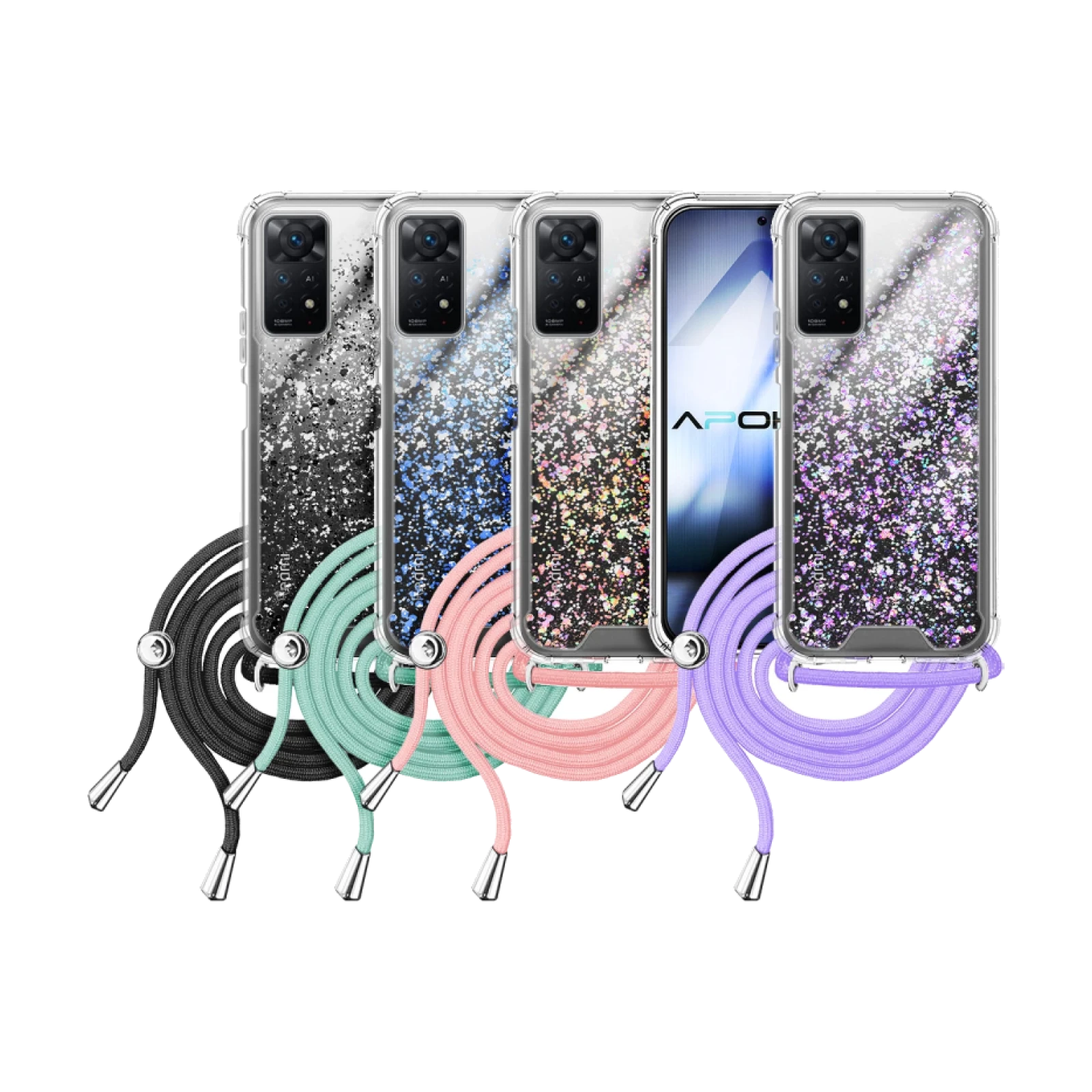 Funda Gel transparente con Cordón Xiaomi Redmi Note 11 Pro