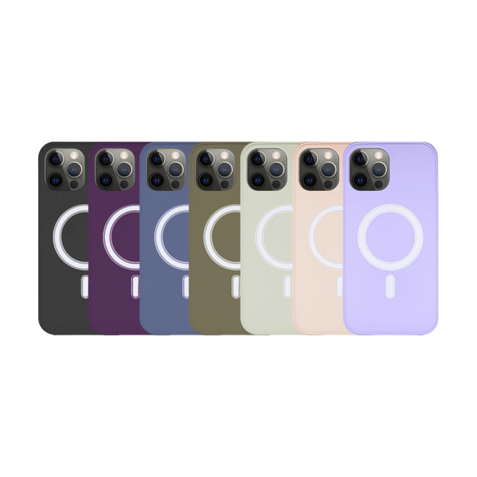 Funda Premium Magsafe de Silicona para iPhone 12/12 Pro