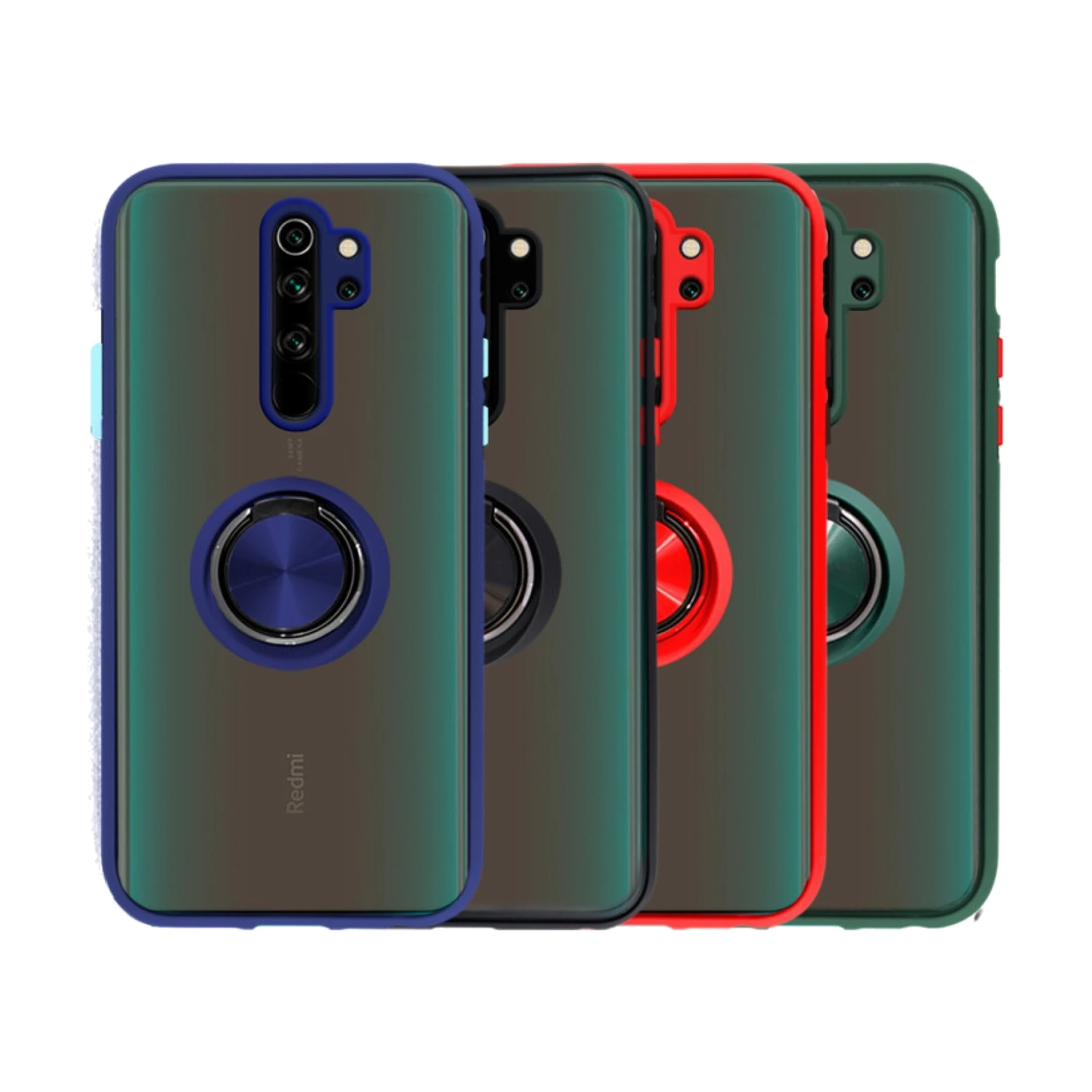 Funda Gel Xiaomi Redmi Note 8 Pro con soporte Smoked