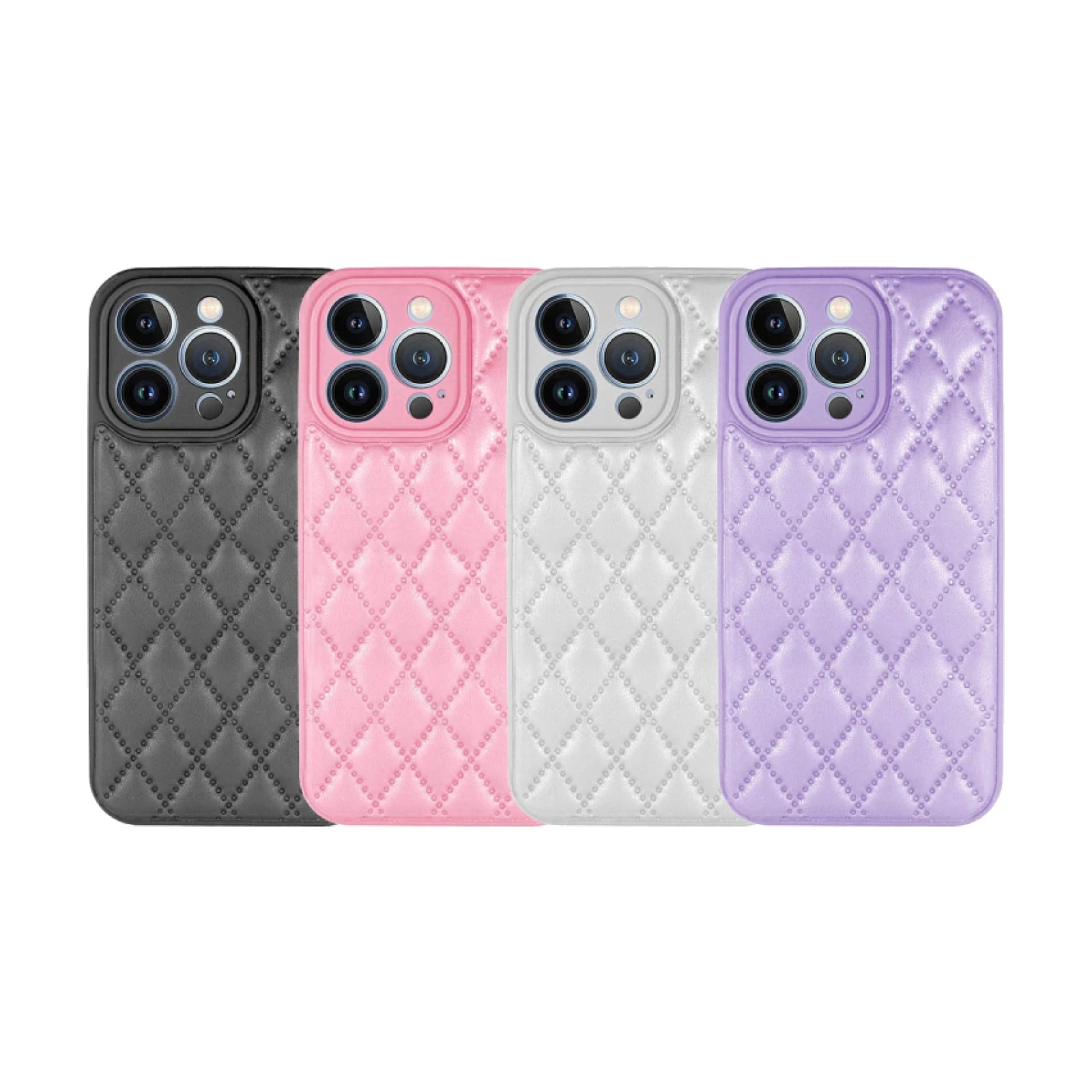 Funda Smoked Chamel iPhone 12 Pro Max Piel 4 Color