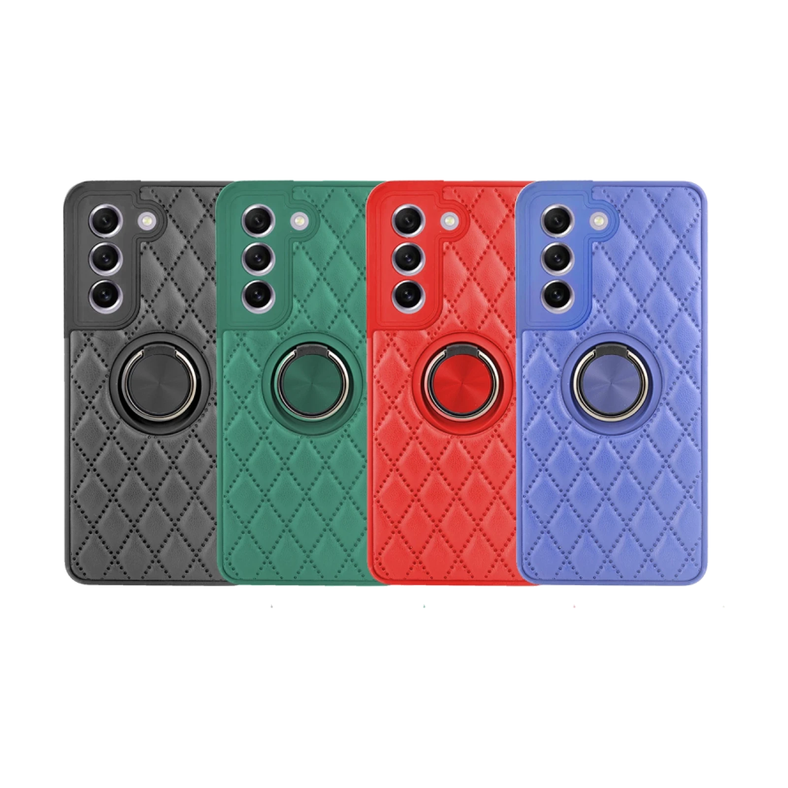 Funda Chamel Samsung Galaxy S21 FE Imán con soporte Smoked Piel 4 Color