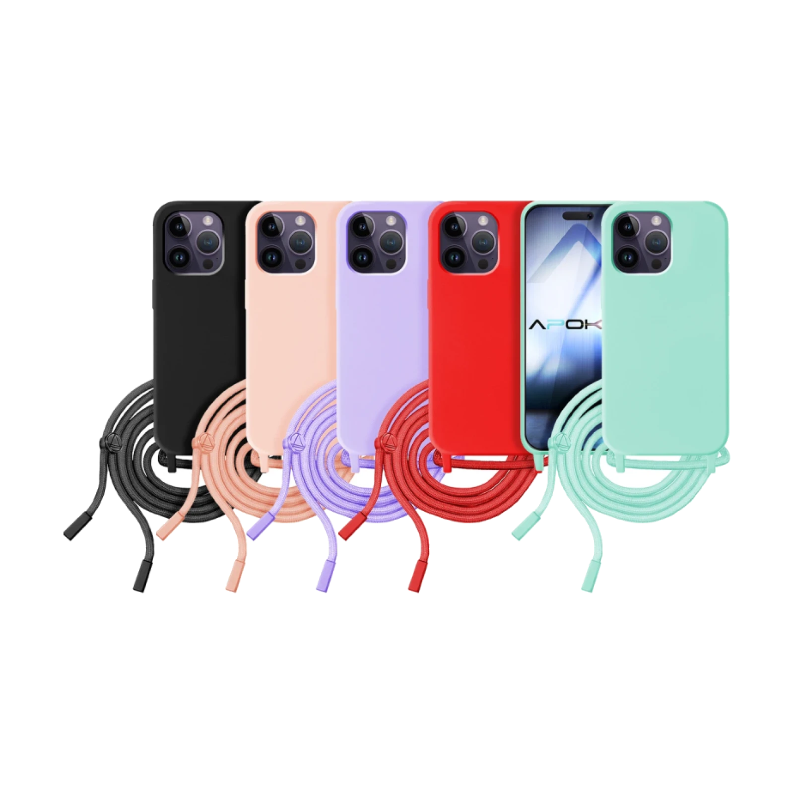 Funda suave con Cordon Iphone 14 Pro