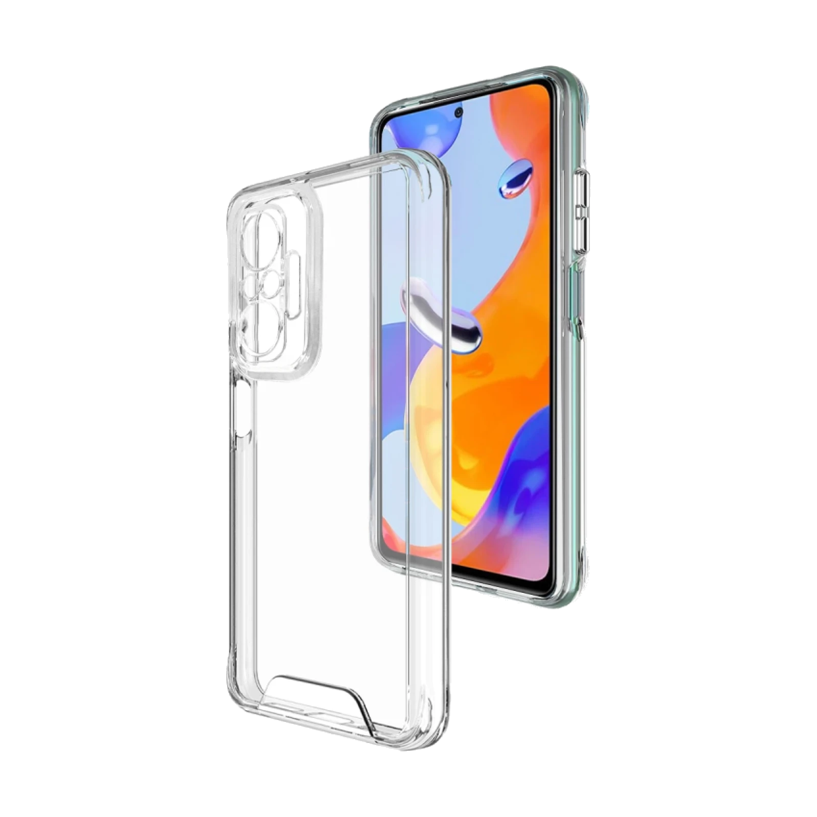 Funda Transparente Acrilico Duro Xiaomi Redmi Note 10 Pro Case Space