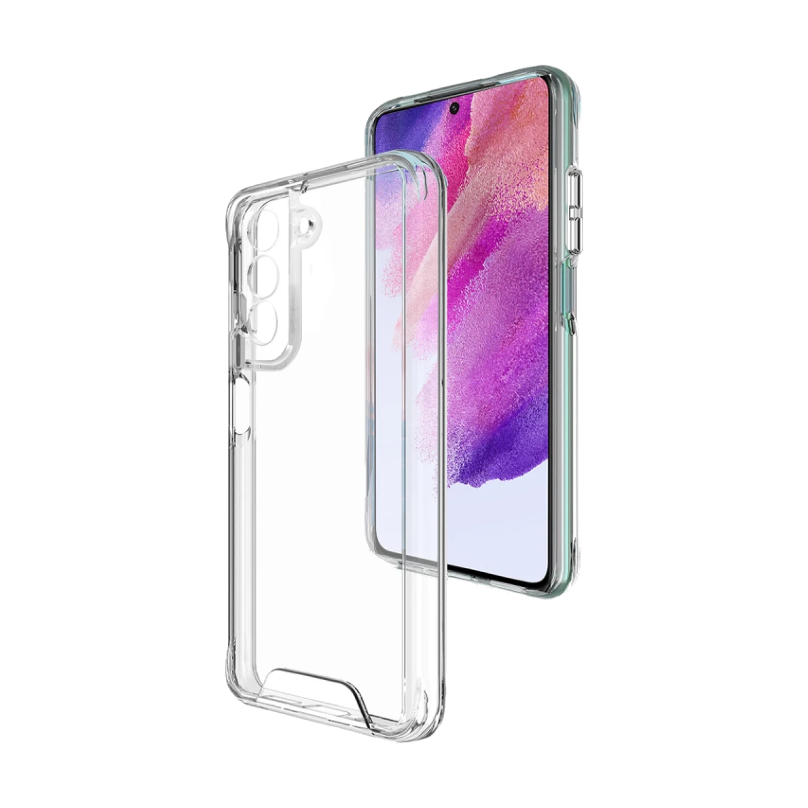 Funda Transparente Acrilico Duro Samsung Galaxy S21 FE Case Space