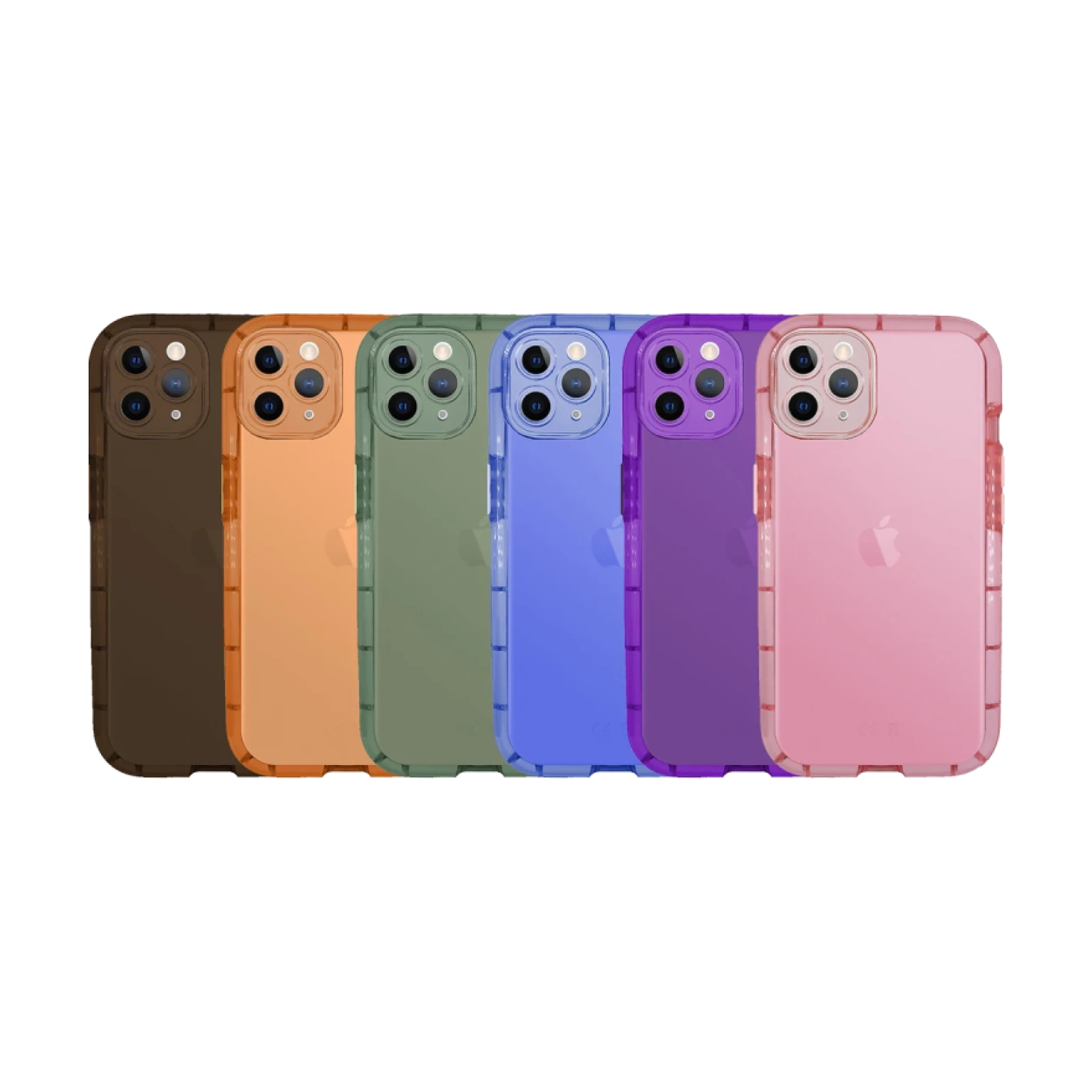 Funda Bumper Silicona Fluorescente para iPhone 12 Pro Max