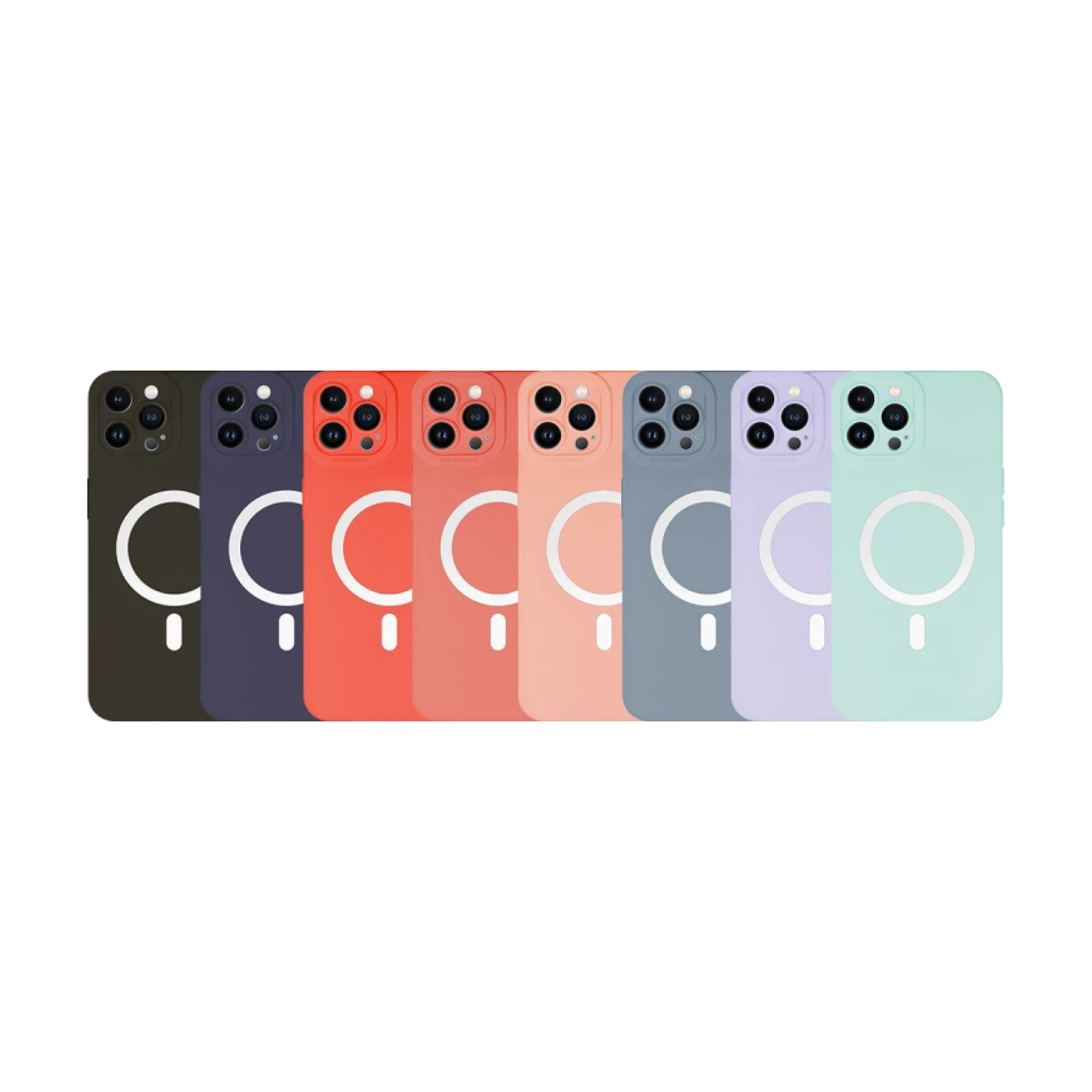 Funda Silicona Suave Magsafe para iPhone 13 Pro Max 6.7"