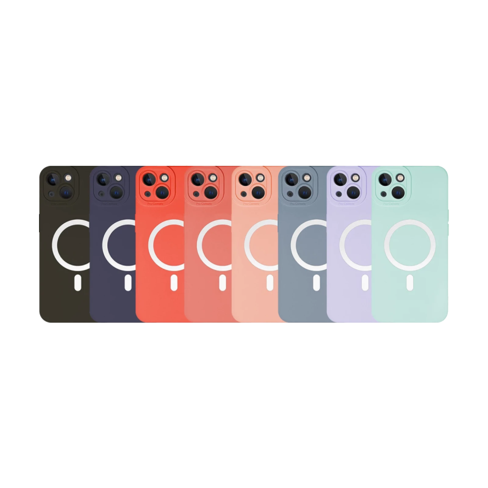Funda Silicona Suave Magsafe para iPhone 14 Plus