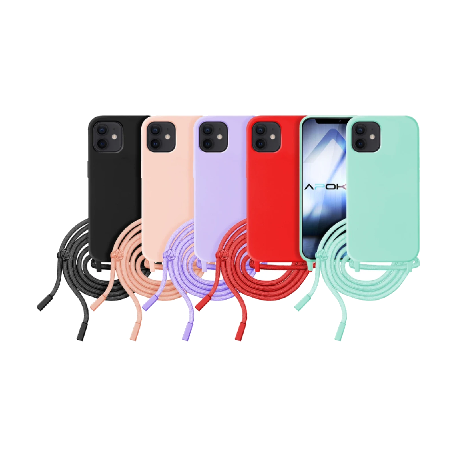 Funda suave con Cordon Iphone 12 / 12 Pro