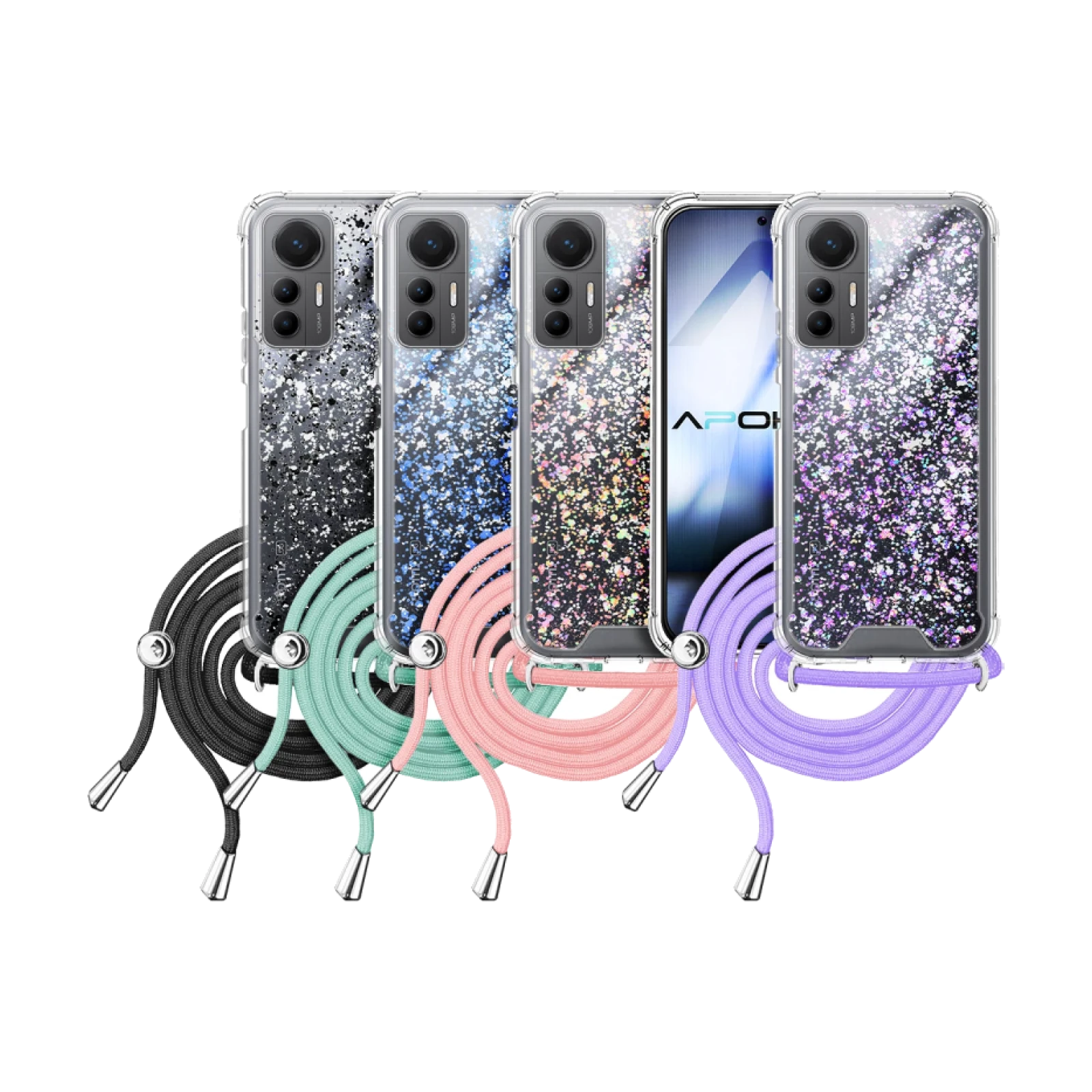 Funda Gel transparente con Cordón Xiaomi Mi 12 Lite