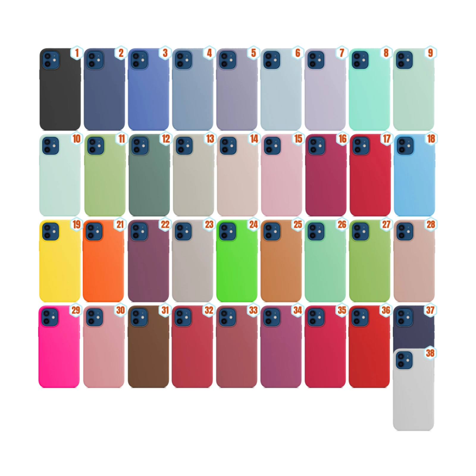Funda Silicona Liquida Efecto Piel iPhone 12