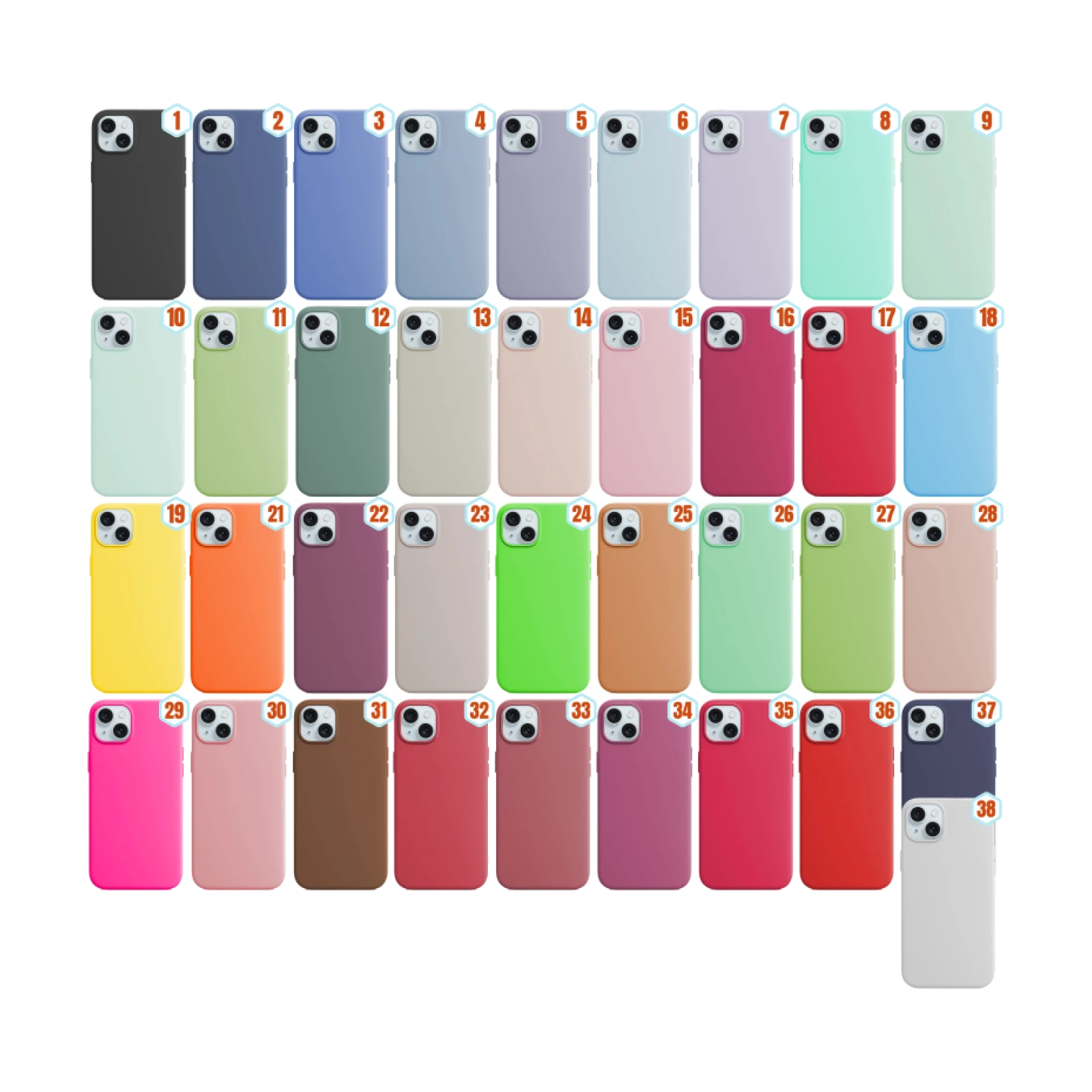 Funda Silicona Liquida Efecto Piel iPhone 14 Plus