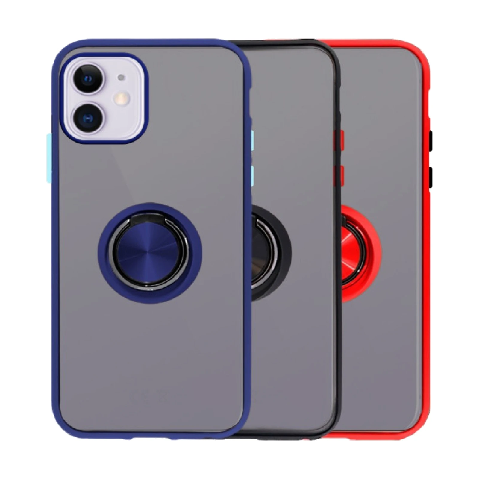 Funda Gel iPhone 12 Mini Iman con soporte Smoked