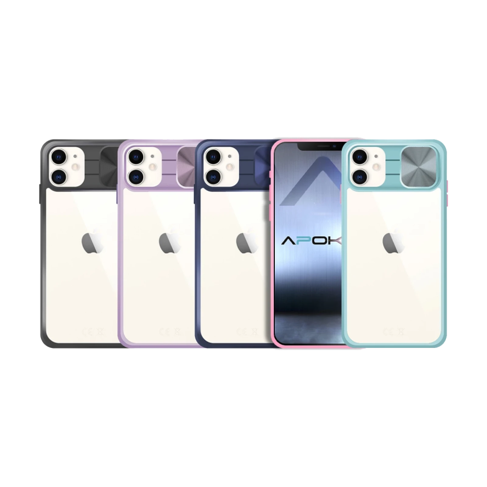 Funda Premium Anti-Golpe Gel iPhone 11 con Cámara Cubierta Deslizante