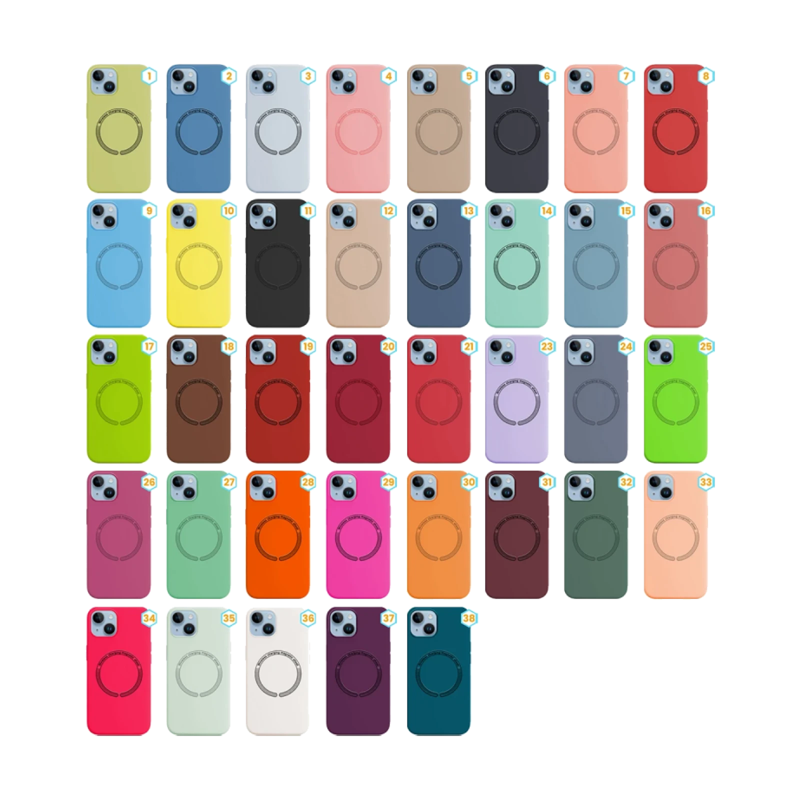Funda Silicona Liquida con Magsafe para iPhone 13